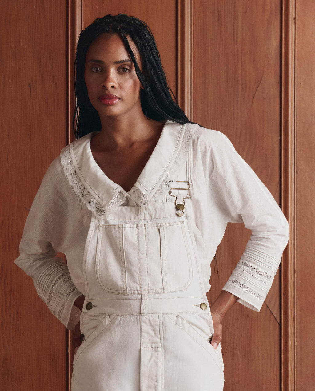 The Union Slim Overall. -- Washed White