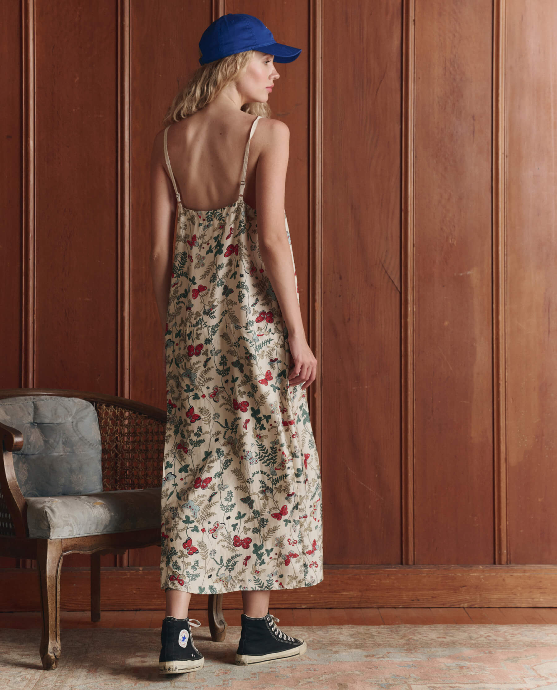 The Sundrift Slip Dress. -- Floating Butterfly
