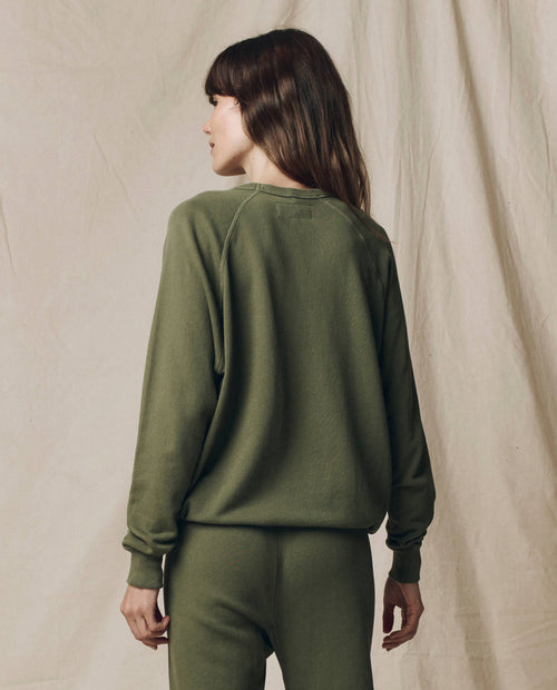 The College Sweatshirt. Solid -- Heritage Army