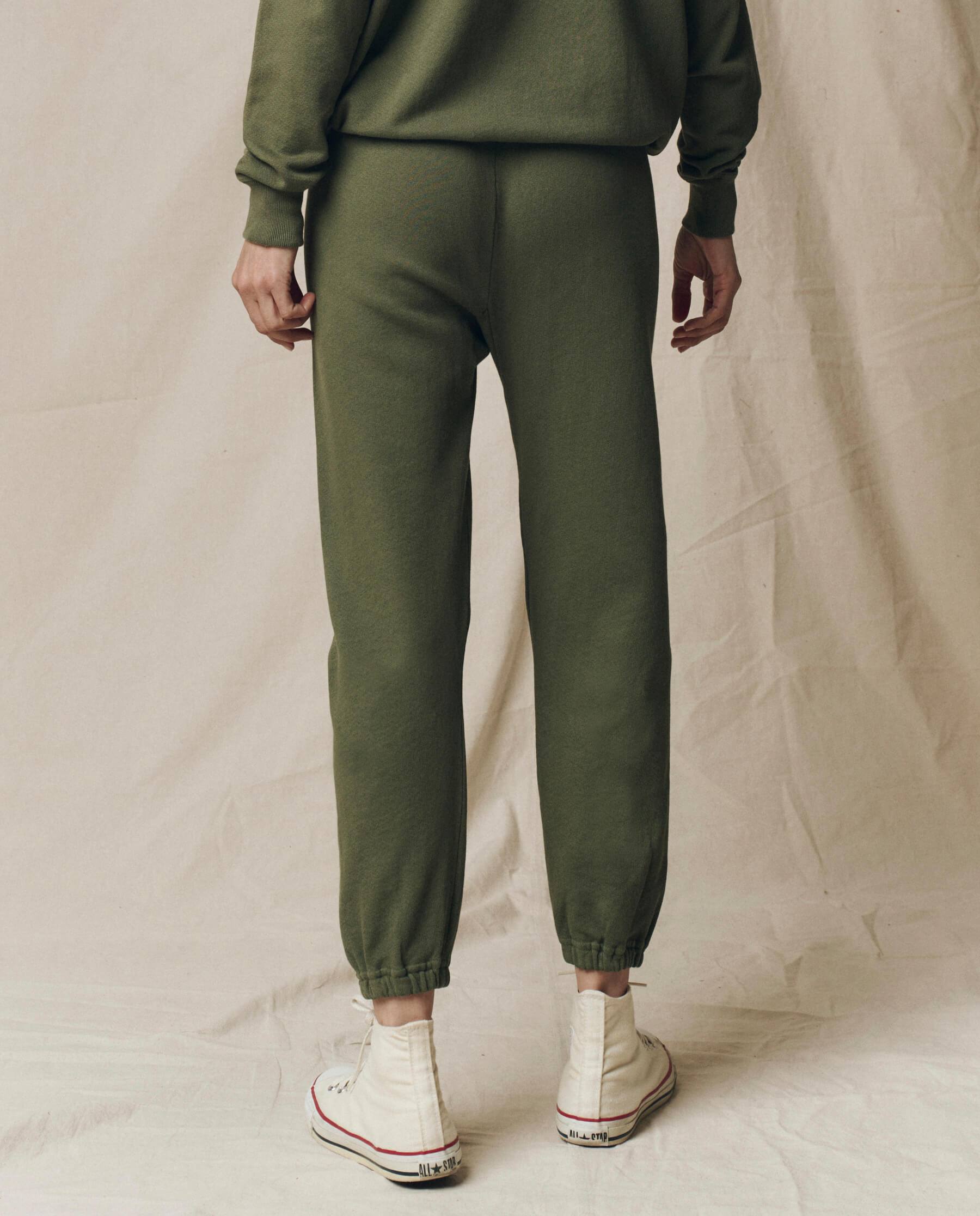 The Stadium Sweatpant. Solid -- Heritage Army