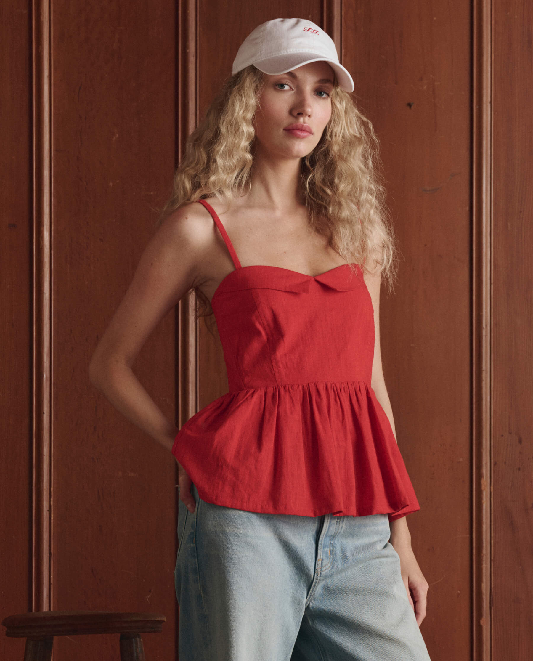 The Verse Top. -- Hot Red