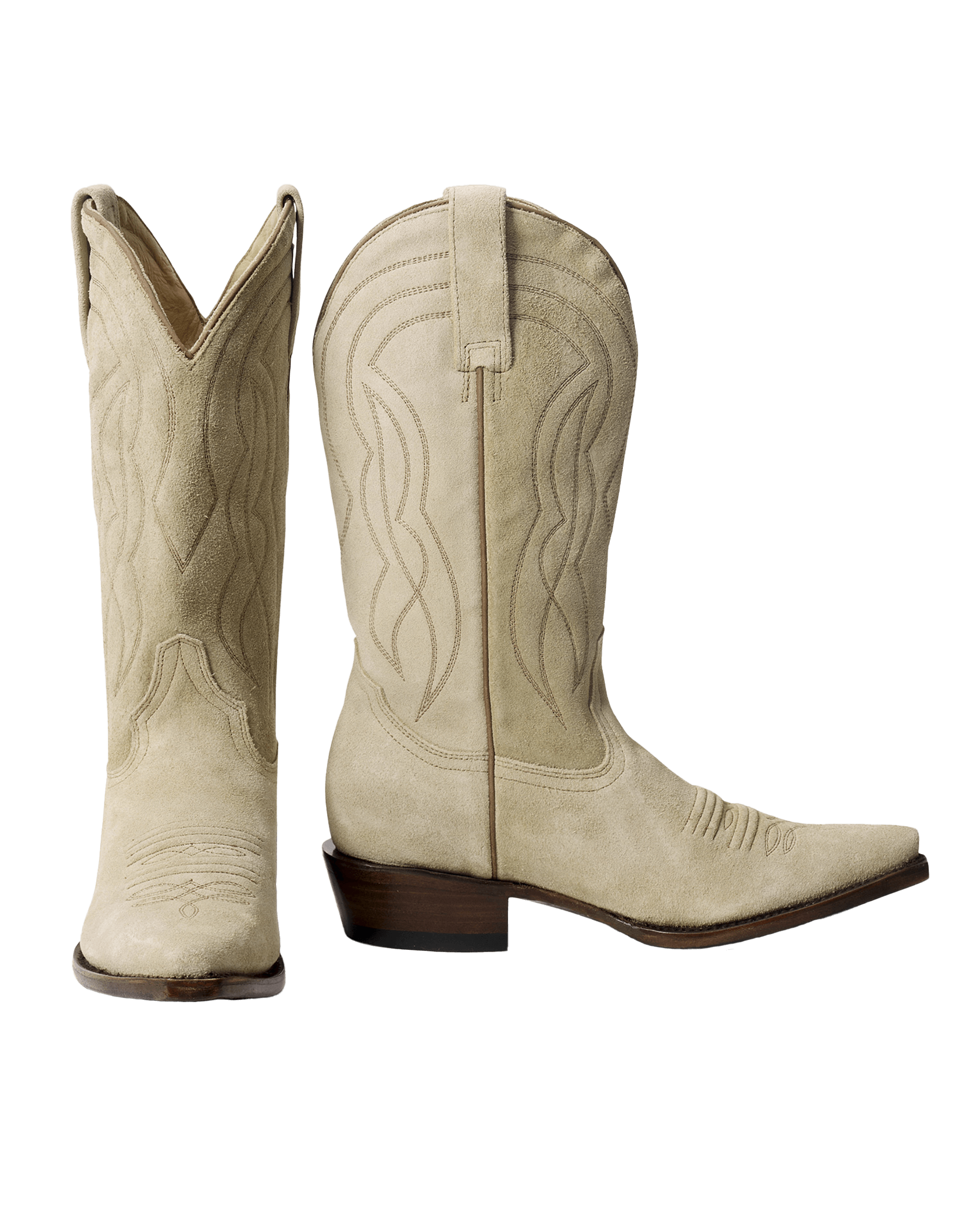 The Cowboy Boot (Suede). -- Pearl