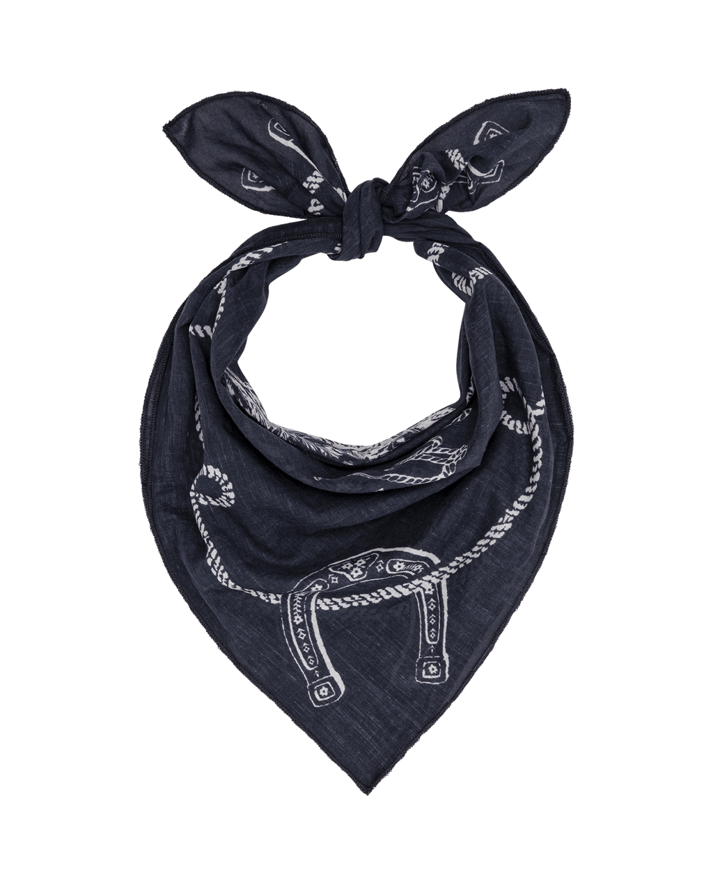 The Stetson Western Bandana. -- Navy