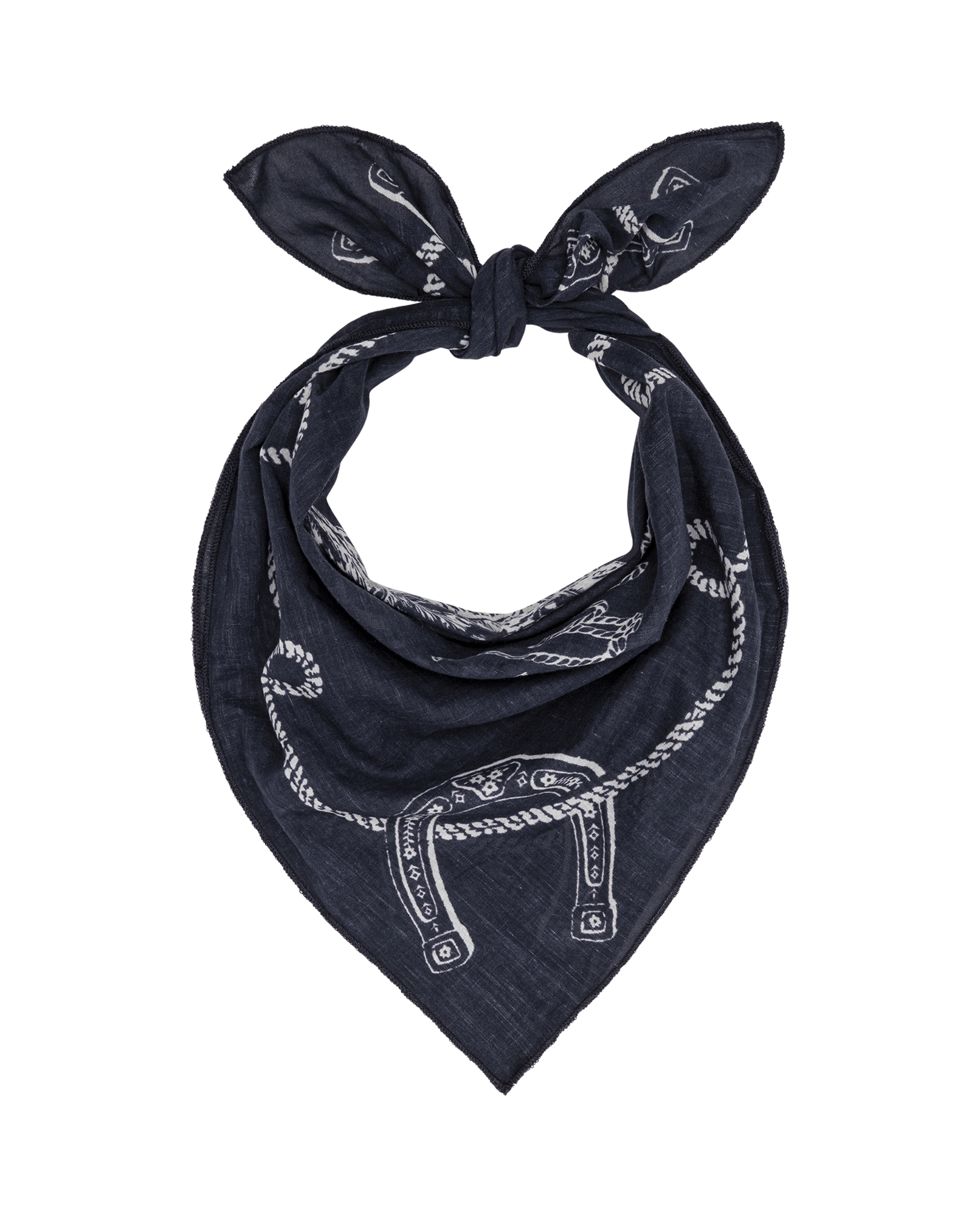 The Stetson Western Bandana. -- Navy