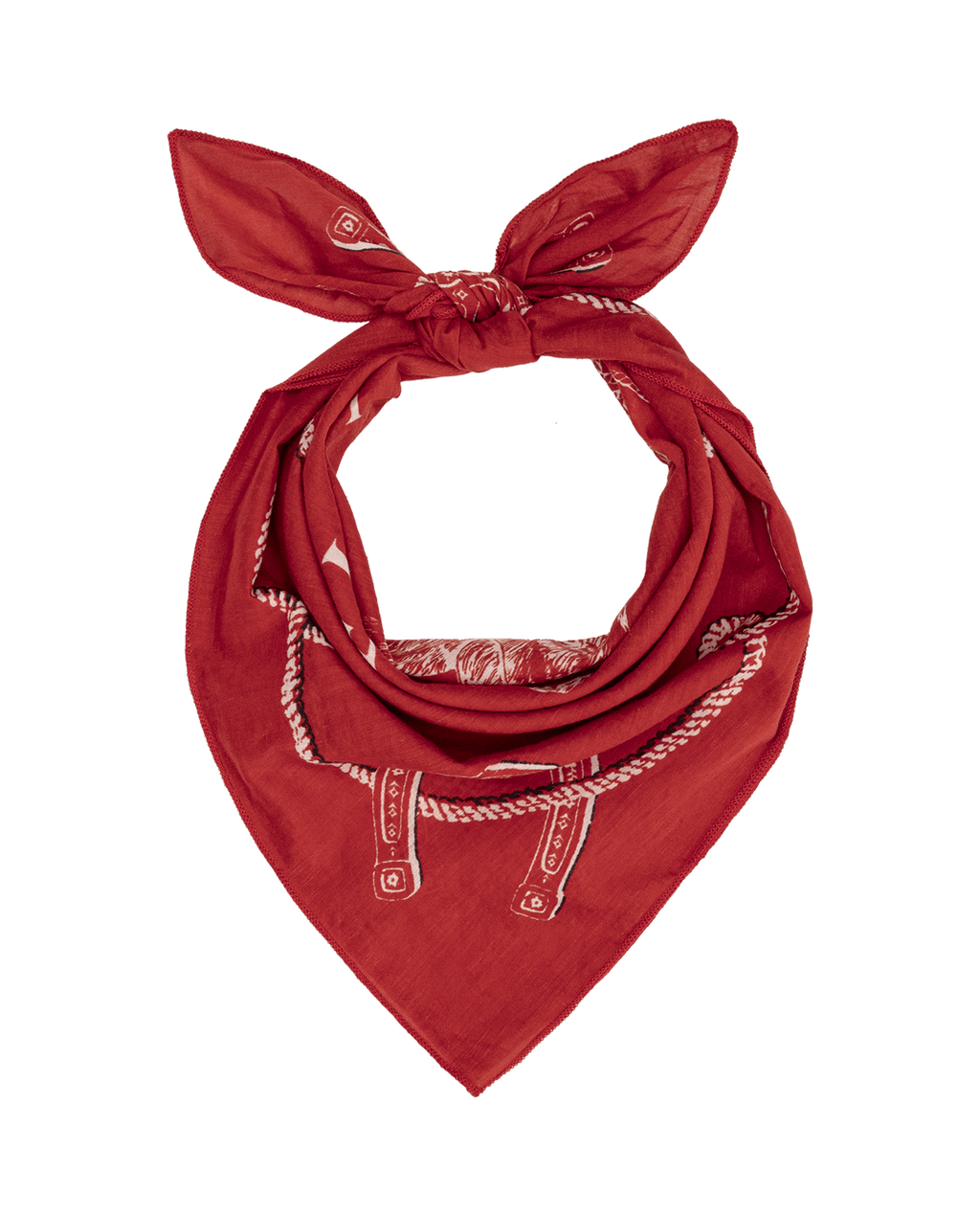 The Stetson Western Bandana. -- Red