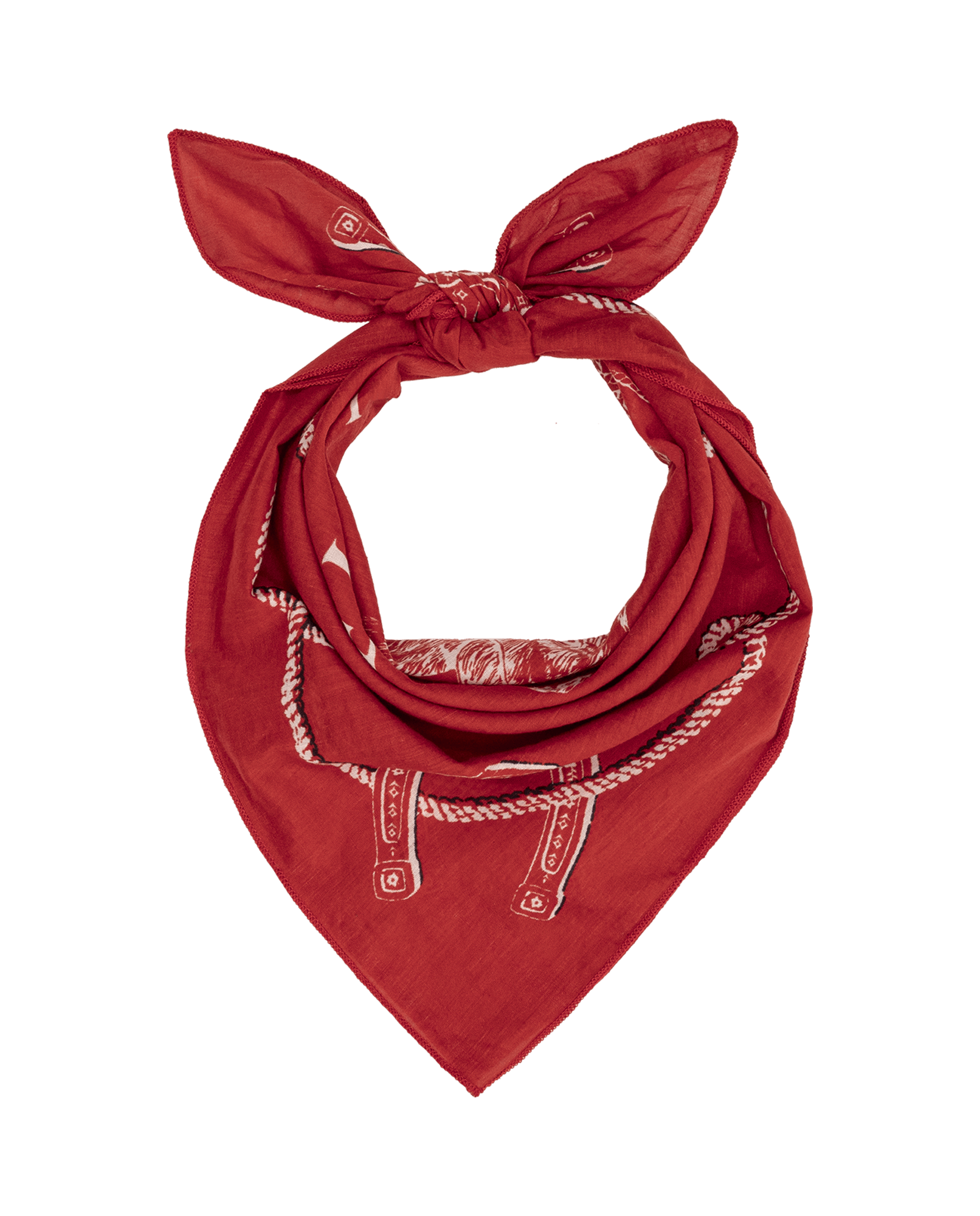 The Stetson Western Bandana. -- Red