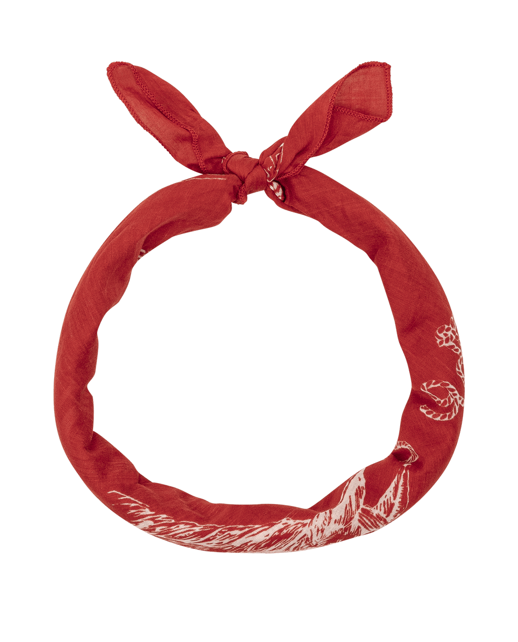 The Stetson Western Bandana. -- Red