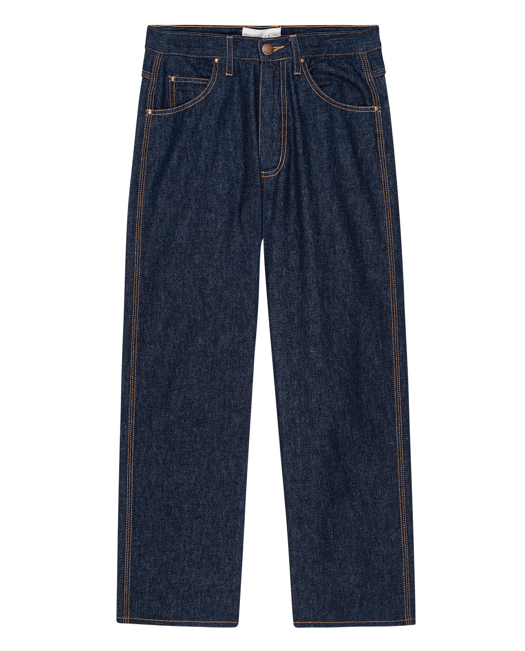 The Cropped Workwear Jean. -- Rinse