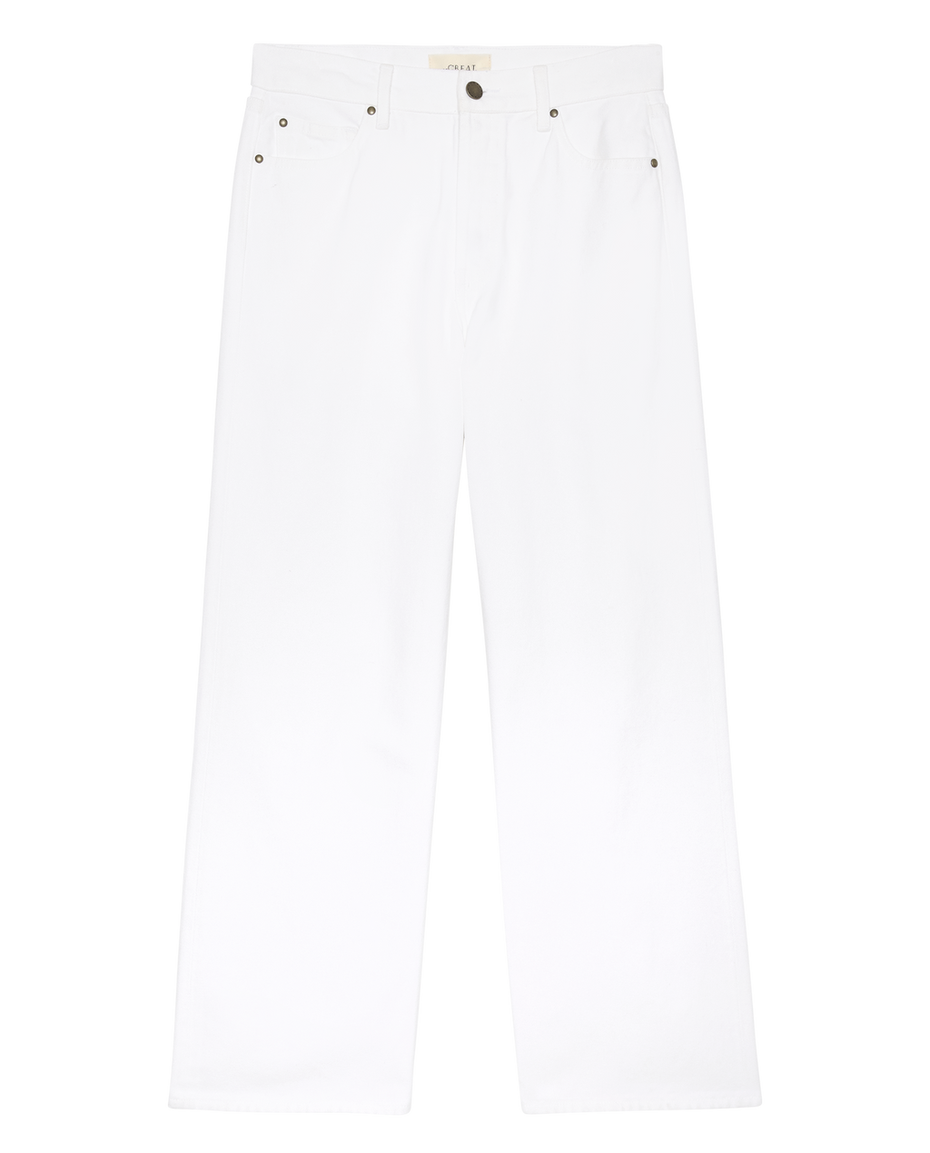 The Slouch Wide Leg Jean. -- True White