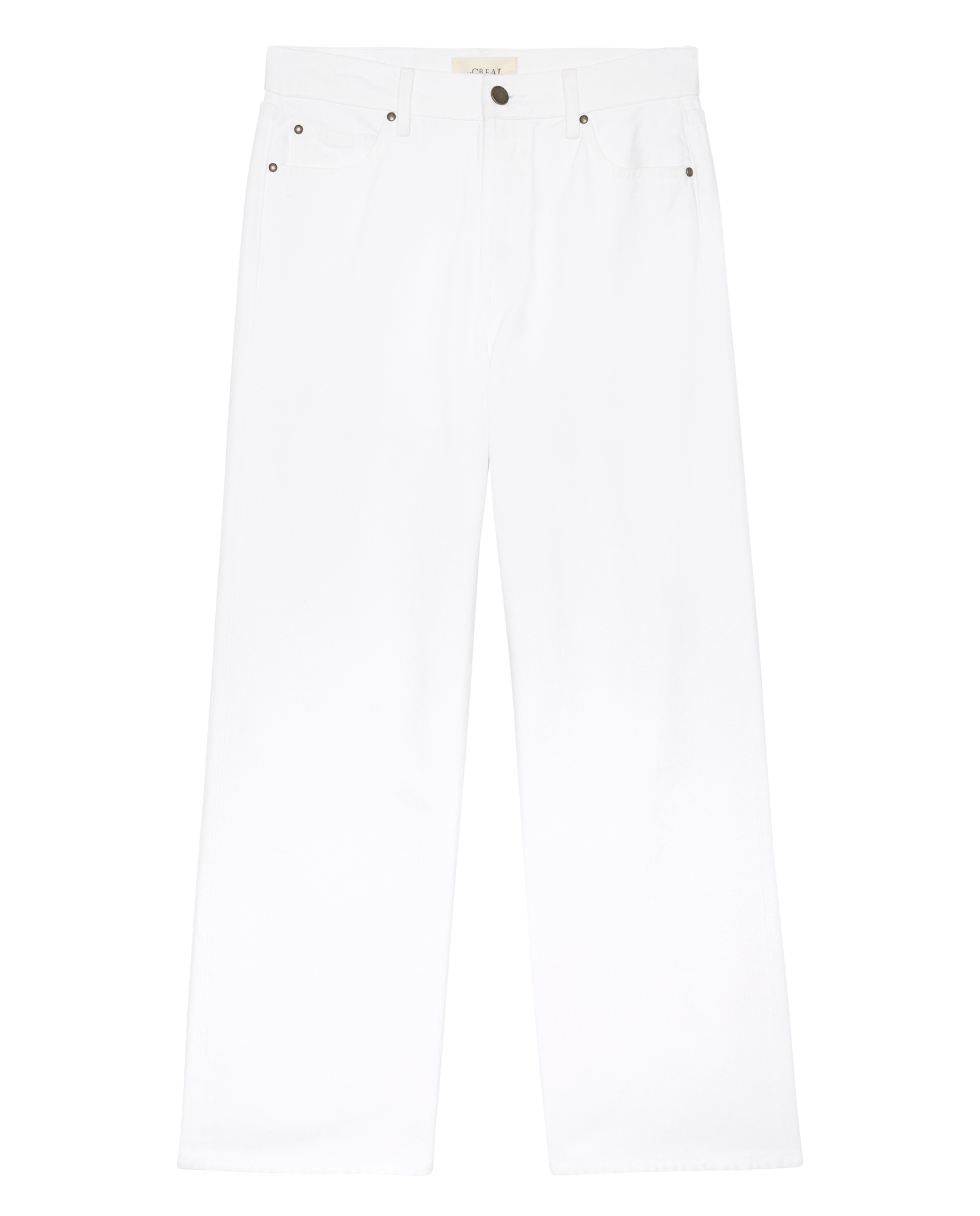 The Slouch Wide Leg Jean. -- True White
