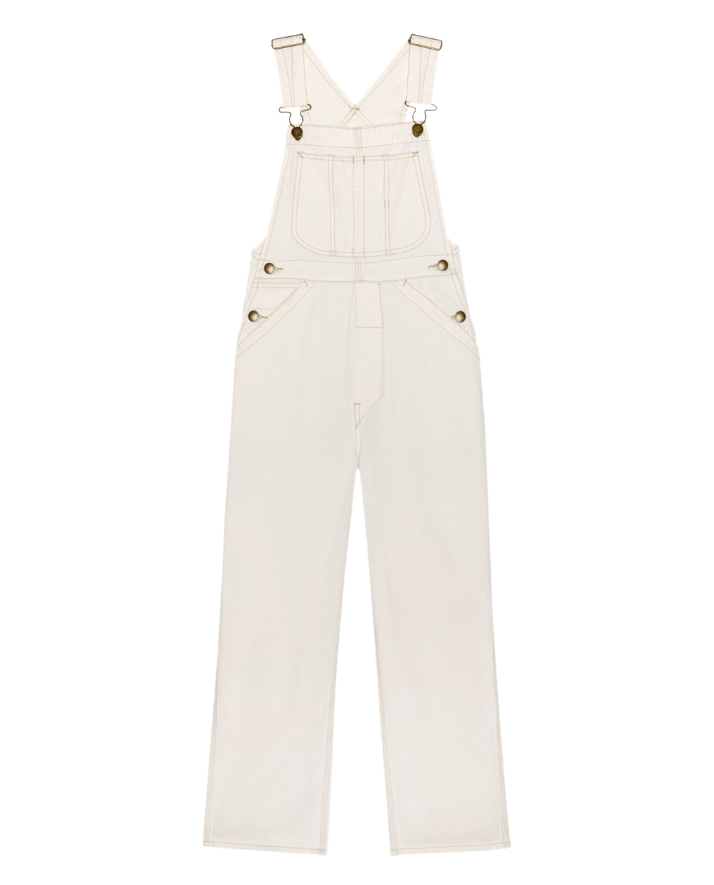 The Union Slim Overall. -- Washed White