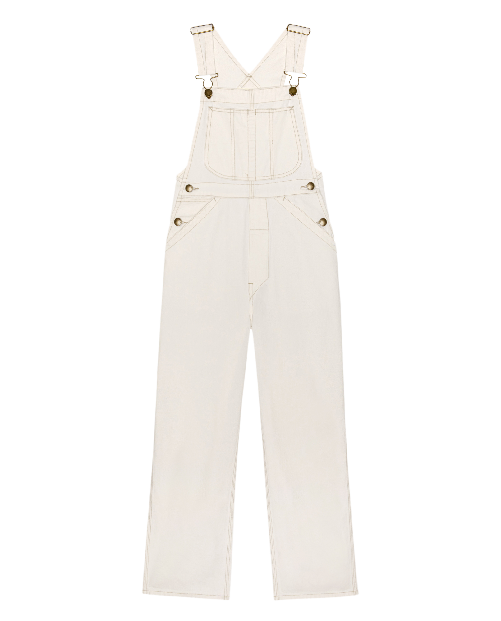 The Union Slim Overall. -- Washed White