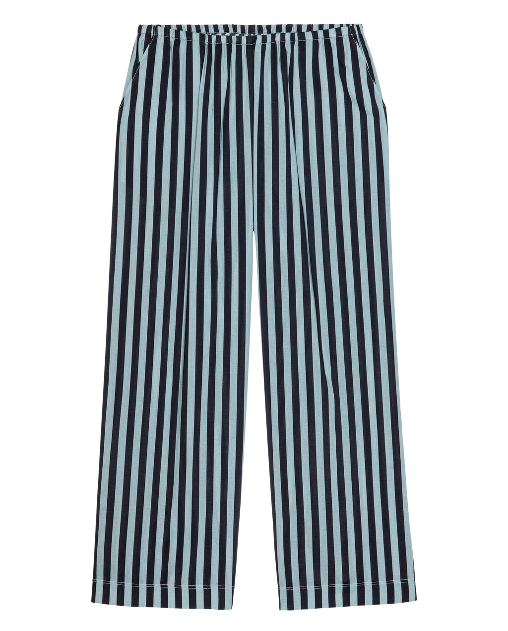 The Everyday Pull On Pant. -- Blue Club Stripe