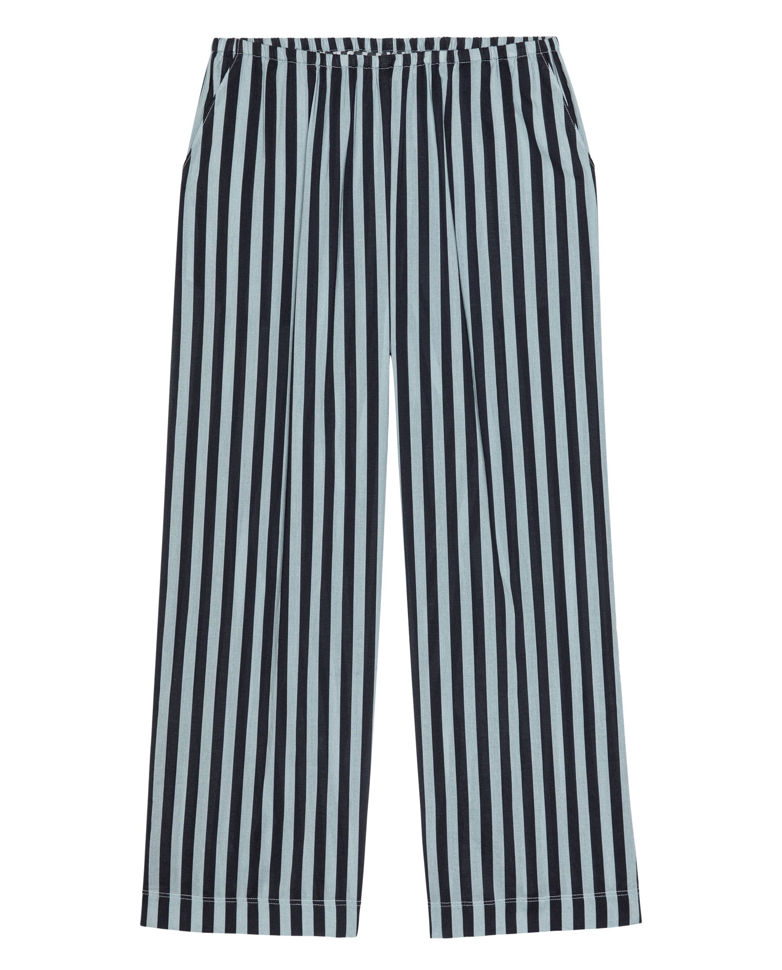 The Everyday Pull On Pant. -- Blue Club Stripe