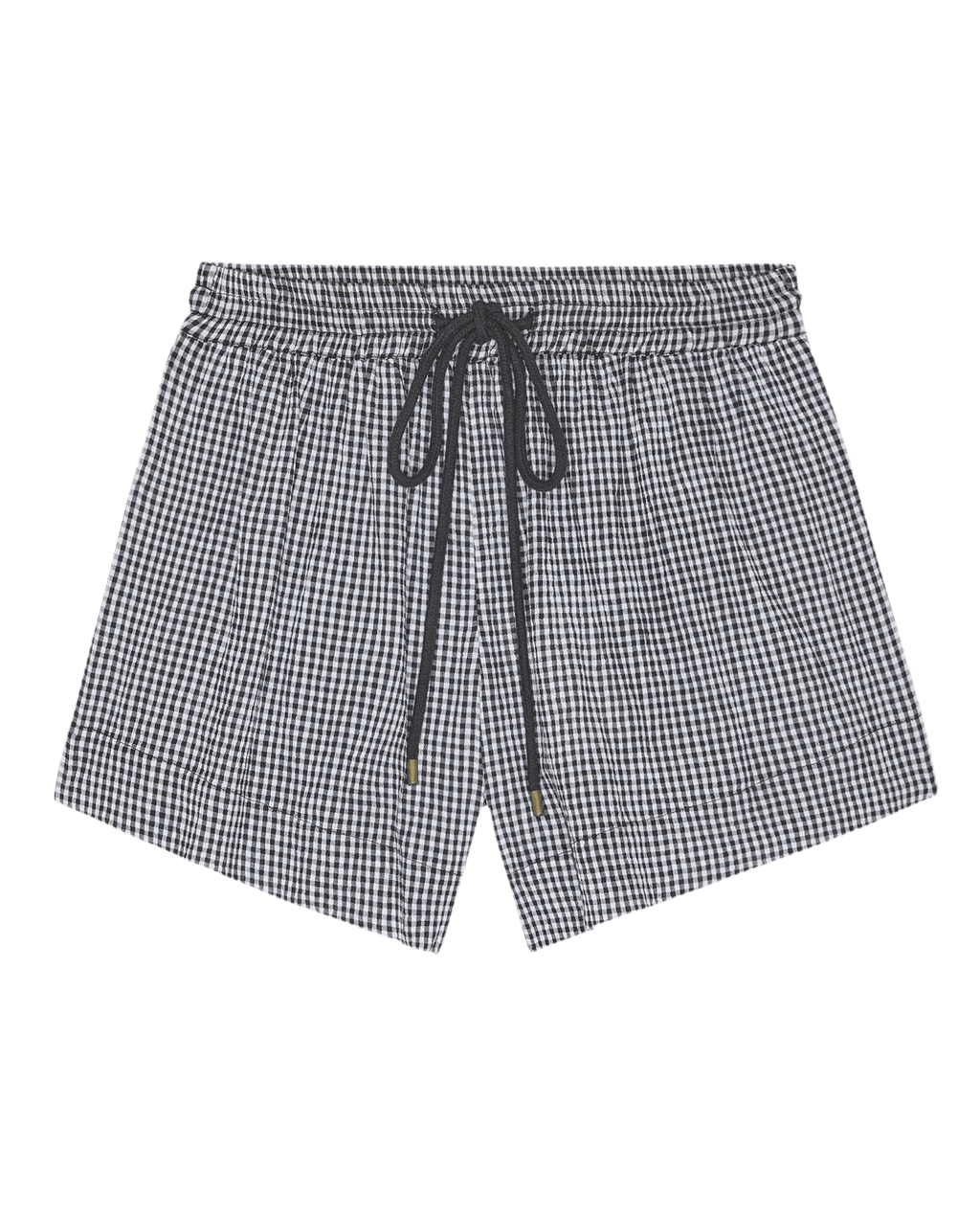 The Delta Short. -- Black And Cream Check