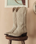 The Cowboy Boot (Suede). -- Pearl