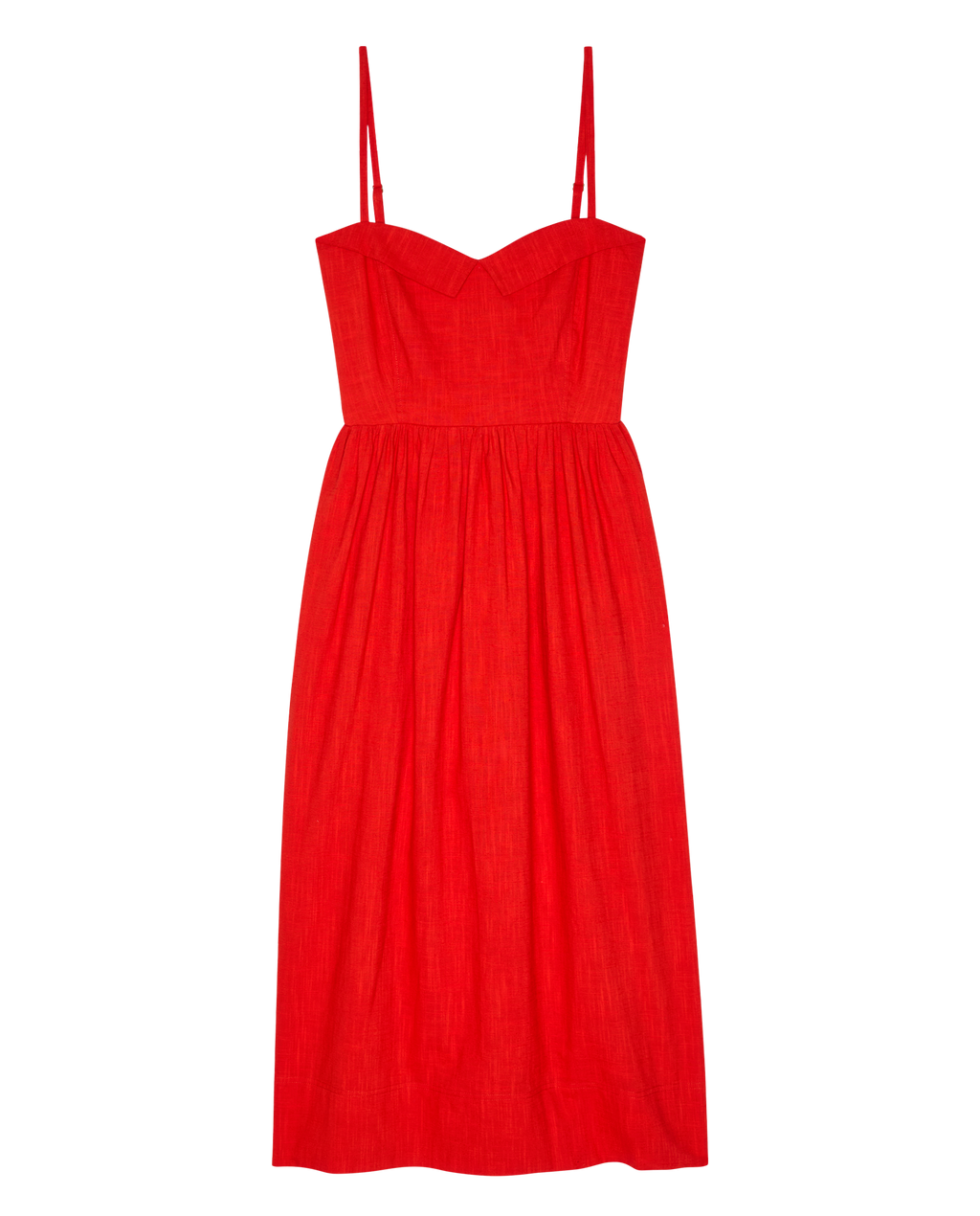 The Verse Dress. -- Hot Red