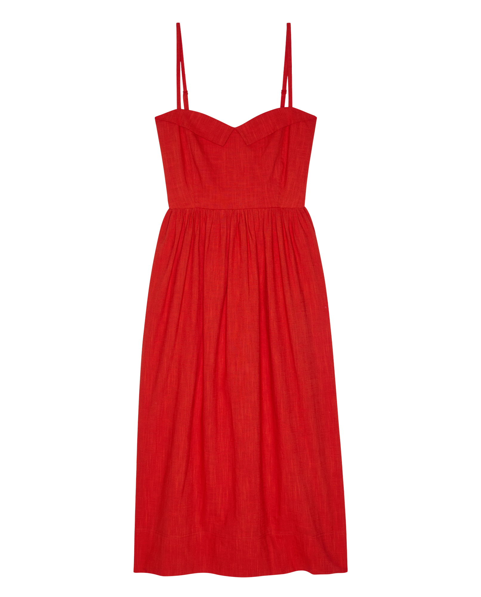 The Verse Dress. -- Hot Red