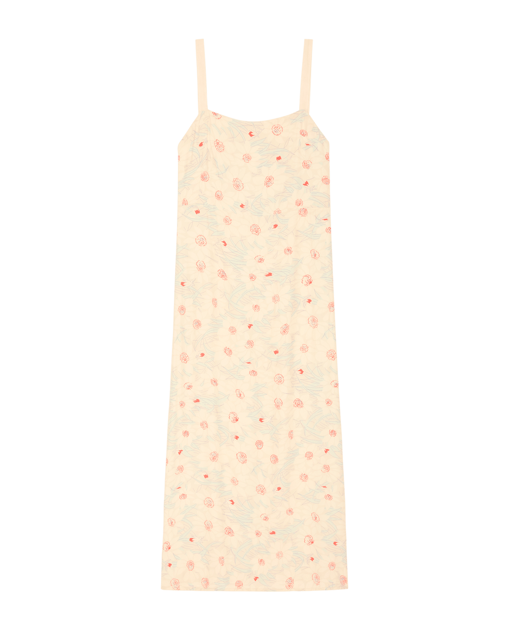 The Sunroom Slip Dress. -- Champagne Scattered Bloom