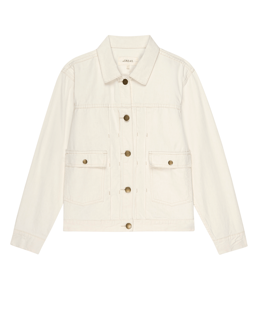 The Workwear Jean Jacket. -- Natural Hemp