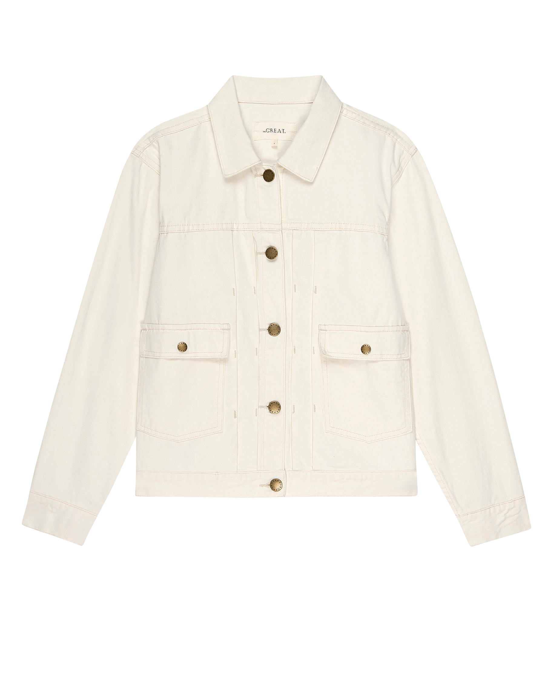 The Workwear Jean Jacket. -- Natural Hemp