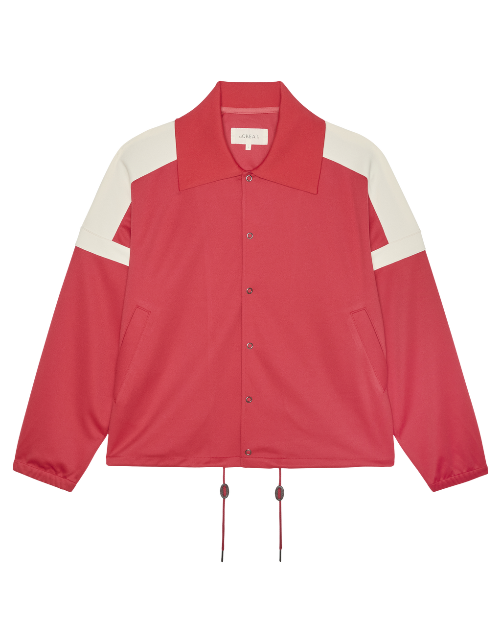 The Trainer Jacket. -- Poppy Red
