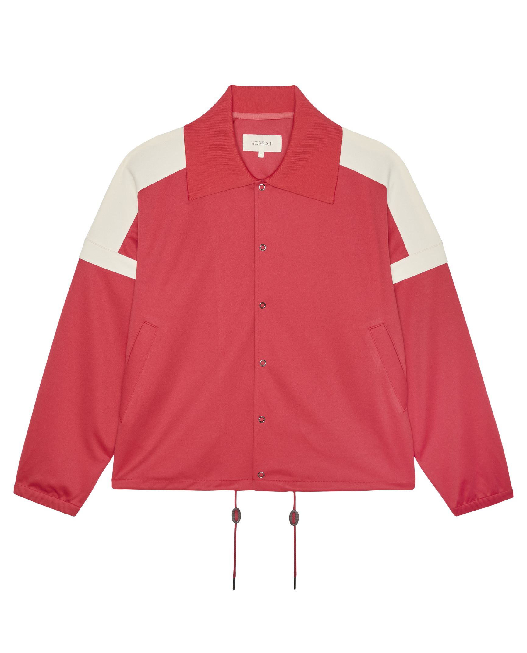 The Trainer Jacket. -- Poppy Red