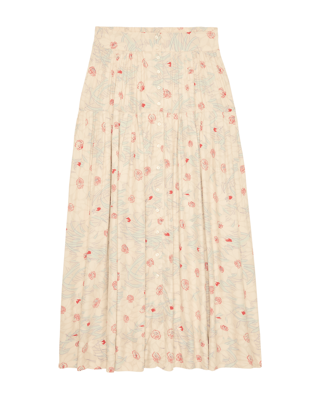 The Highland Skirt. -- Champagne Scattered Bloom