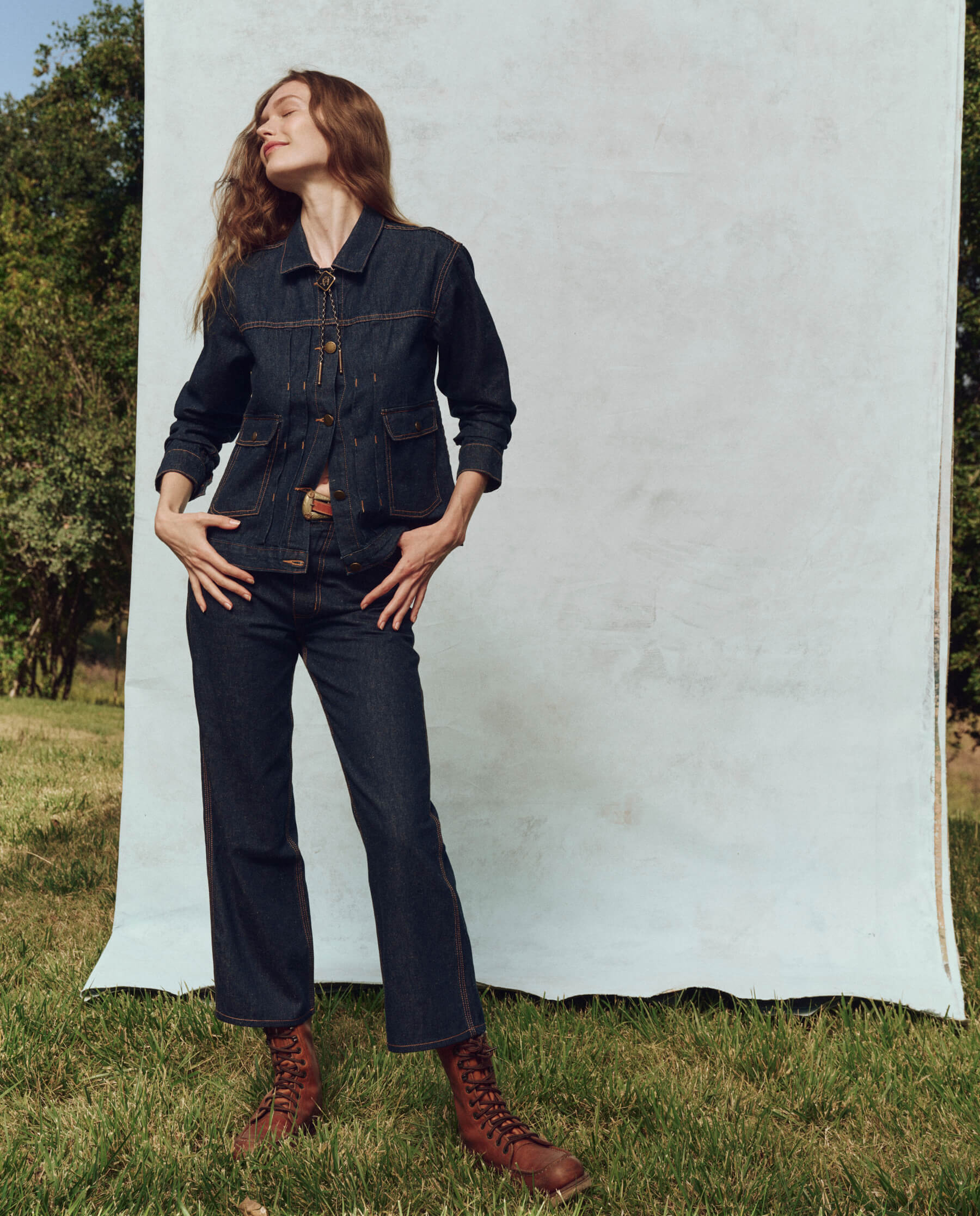 The Cropped Workwear Jean. -- Rinse