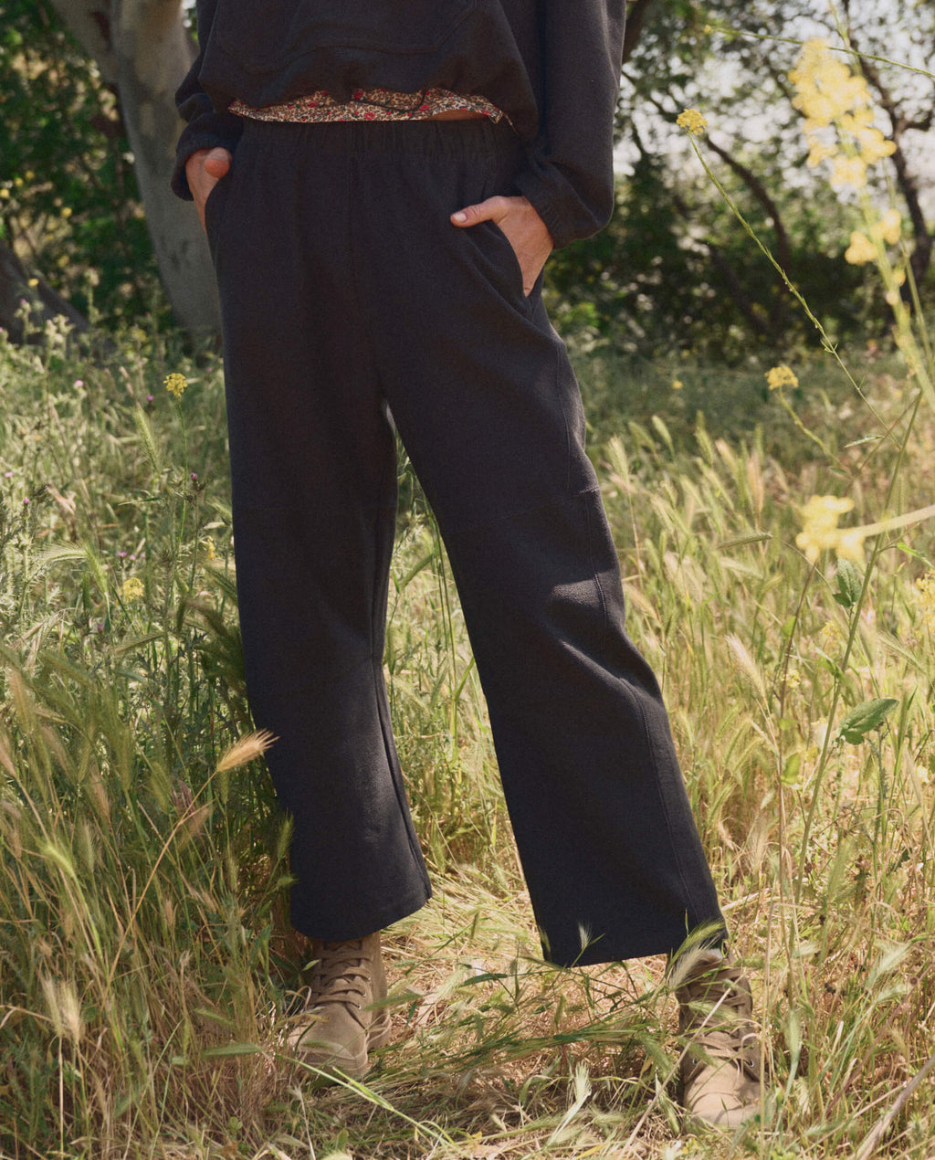 The Roam Sweatpant. -- Washed Black