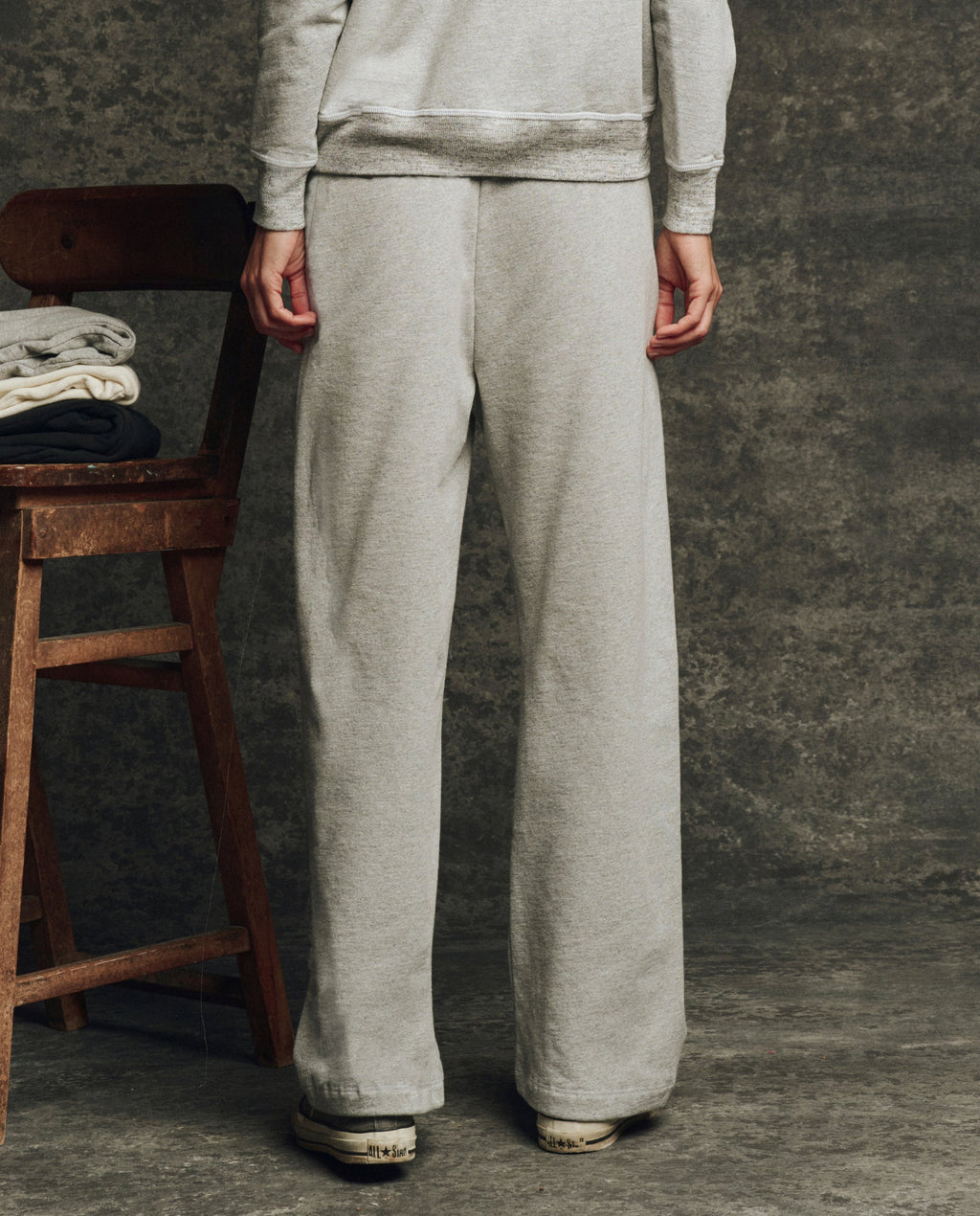 The Fleece Victory Sweatpant. Solid -- Heather Grey