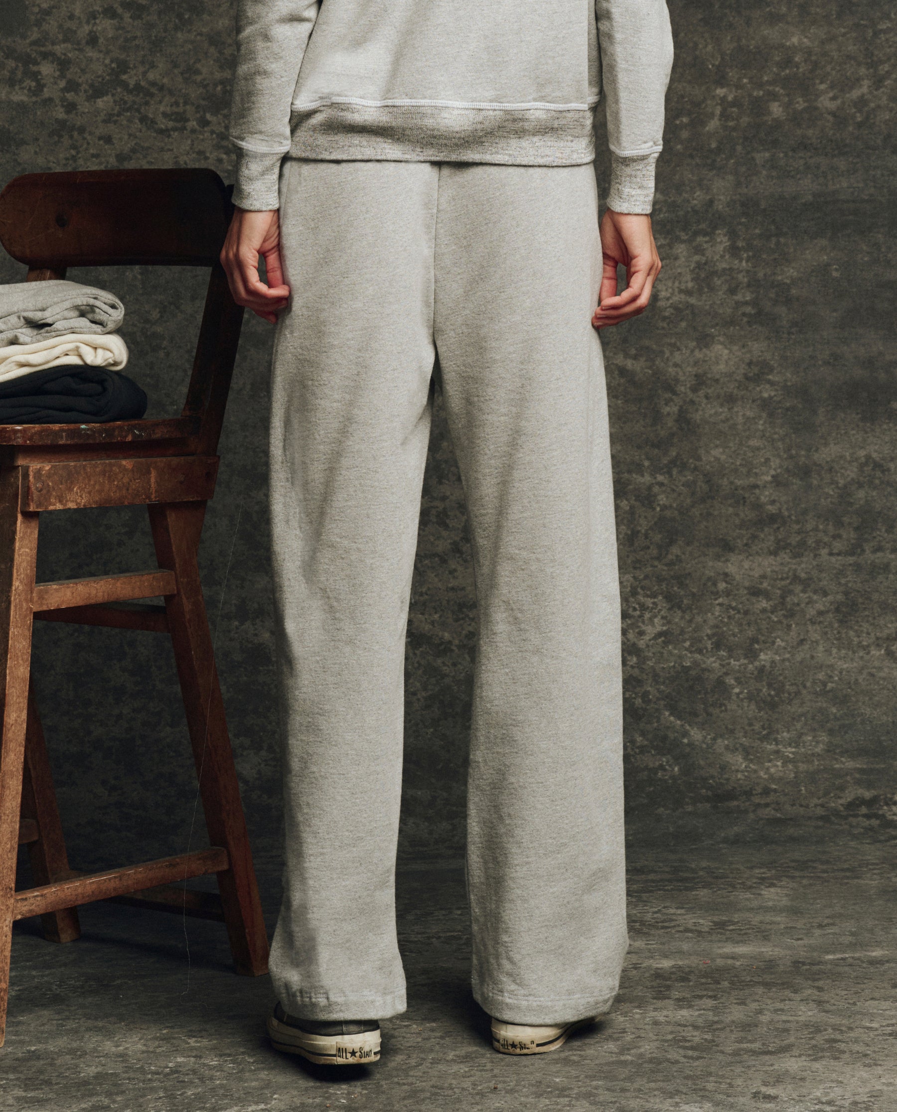 The Fleece Victory Sweatpant. Solid -- Heather Grey