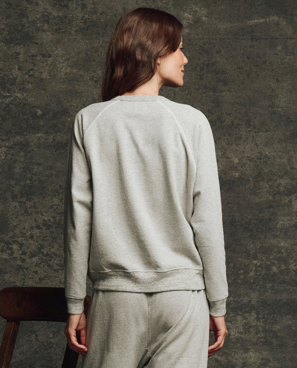 The Fleece Rookie Sweatshirt. Solid -- Heather Grey