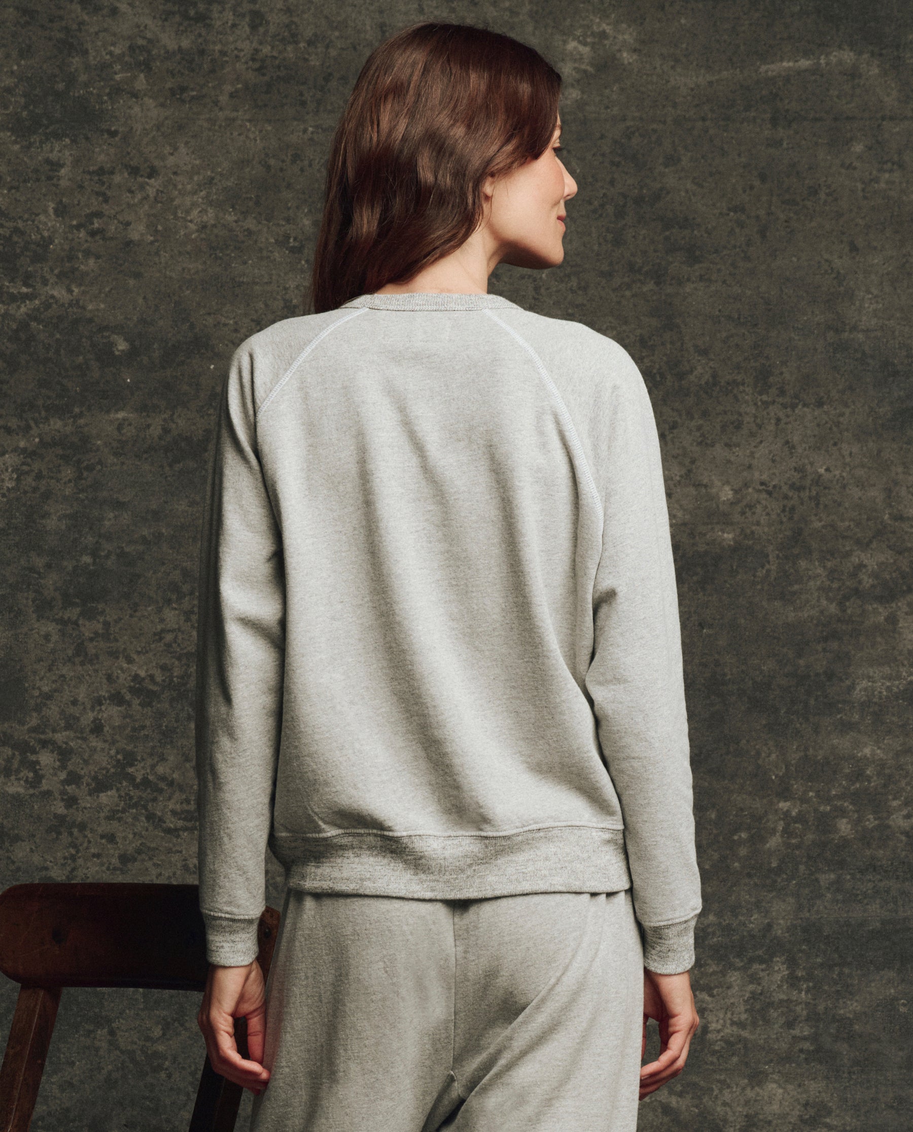 The Fleece Rookie Sweatshirt. Solid -- Heather Grey