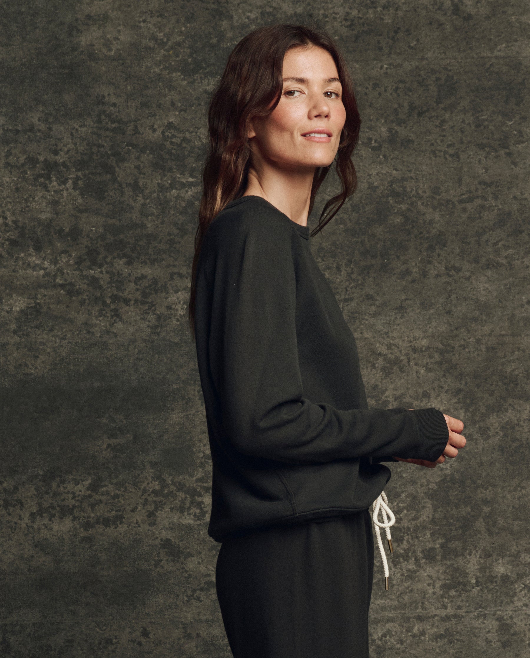 The Fleece Rookie Sweatshirt. Solid -- Almost Black