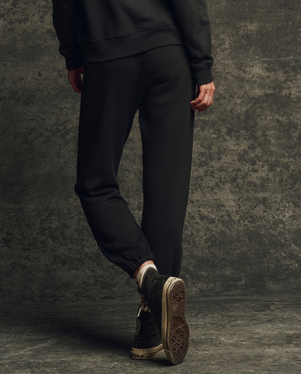 The Fleece Stadium Sweatpant. Solid -- Almost Black