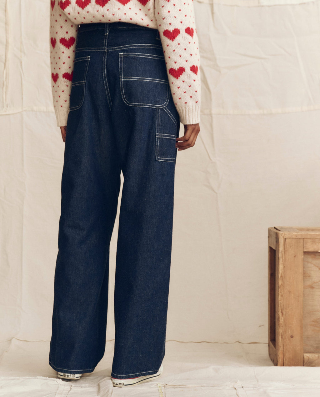 The Mill Jean. -- Rinse with Cream Stitching