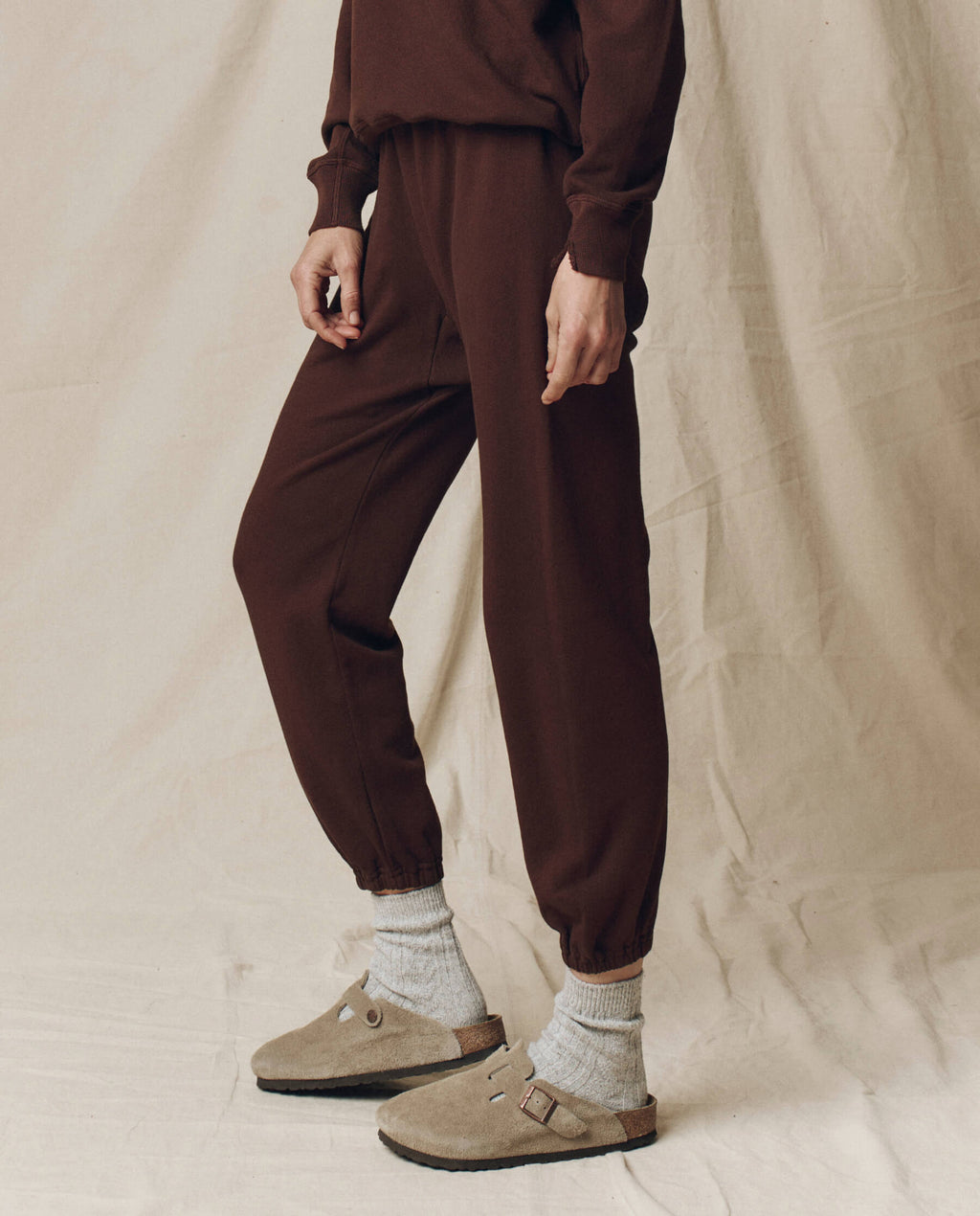 The Stadium Sweatpant. Solid -- Driftwood