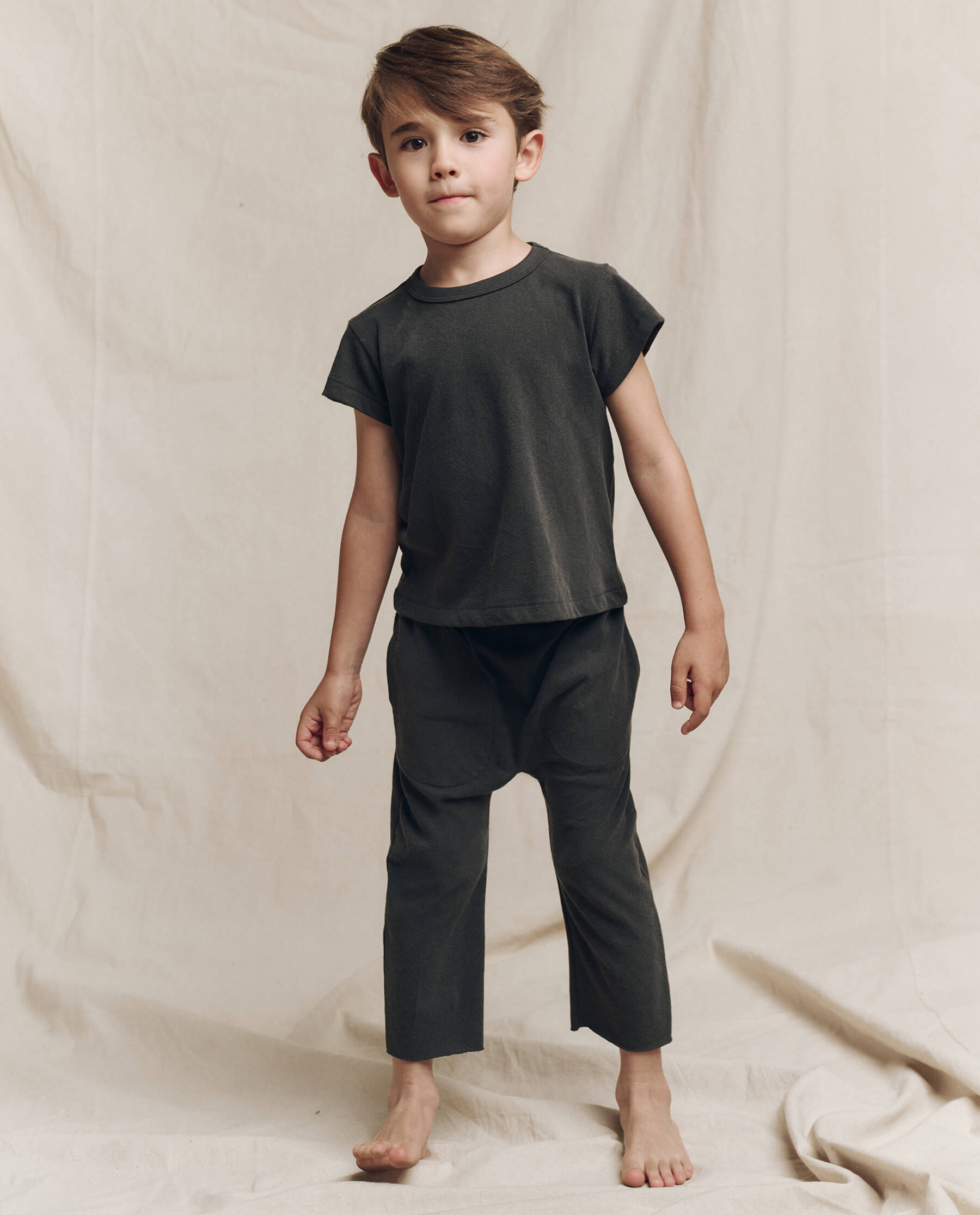 The Little Boxy Crew. Solid -- Washed Black