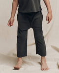 The Little Jersey Crop Pant. Solid -- Washed Black