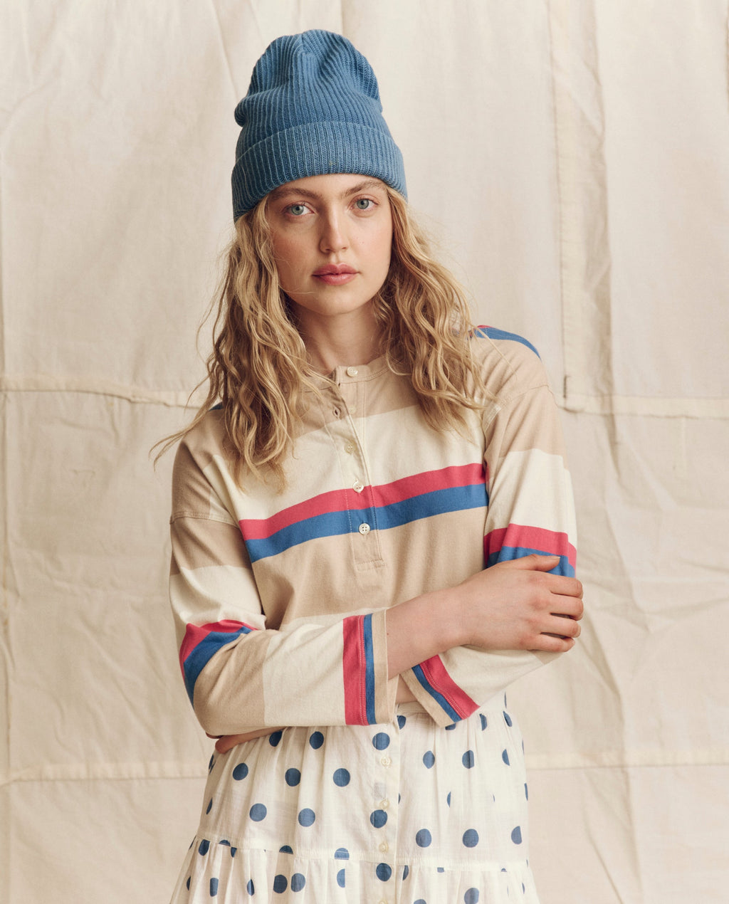 The Shrunken Henley. Novelty -- Study Hall Stripe