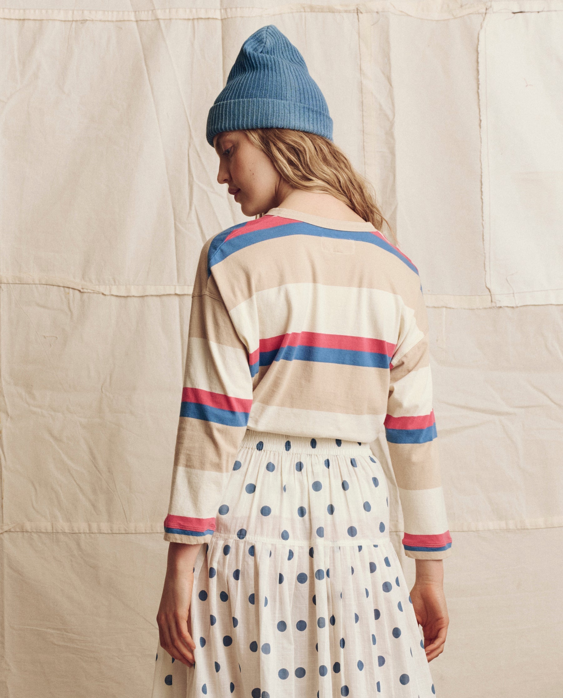 The Shrunken Henley. Novelty -- Study Hall Stripe