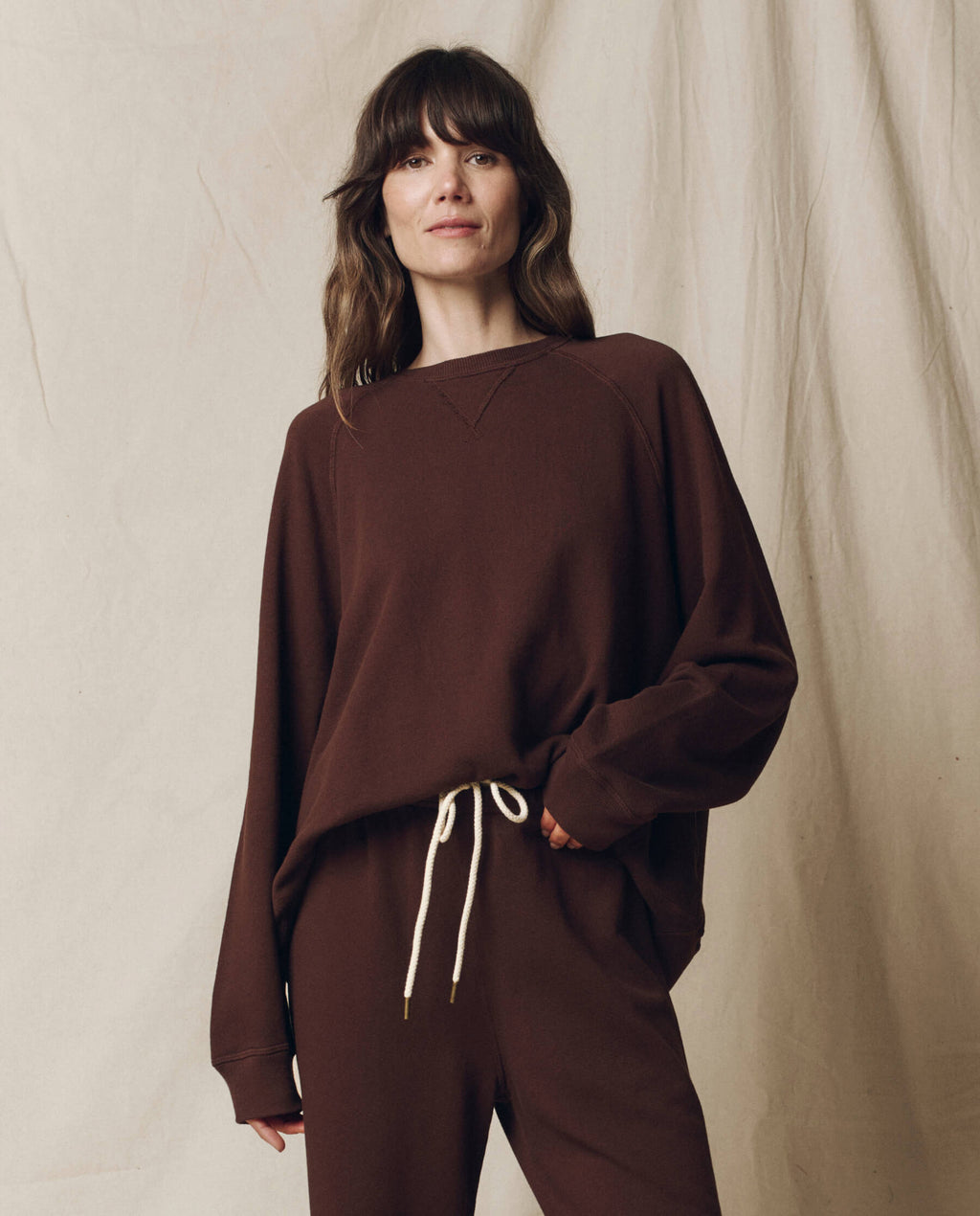 The Slouch Sweatshirt. Solid -- Driftwood