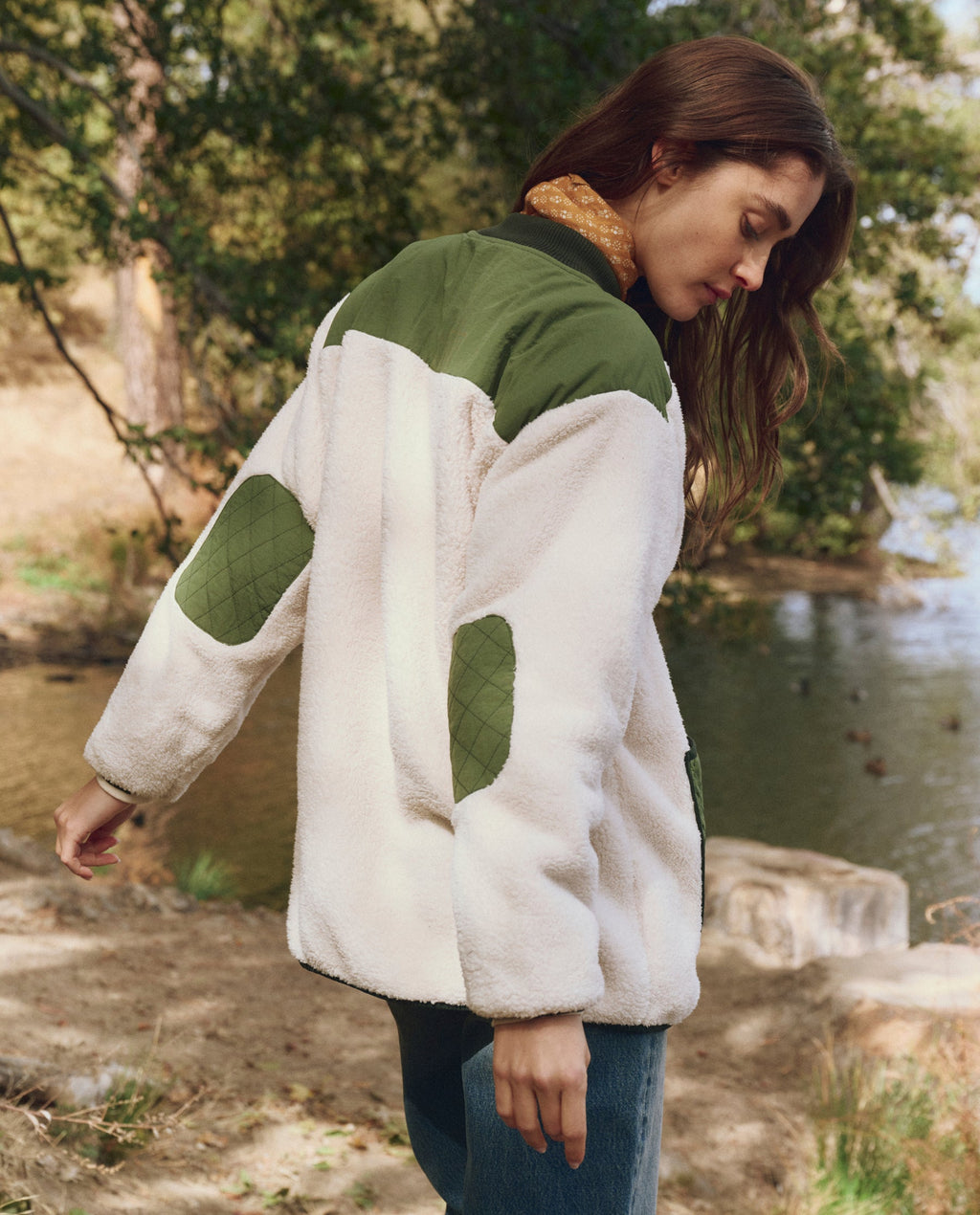 The Plush Tundra Jacket. -- Cream & Army