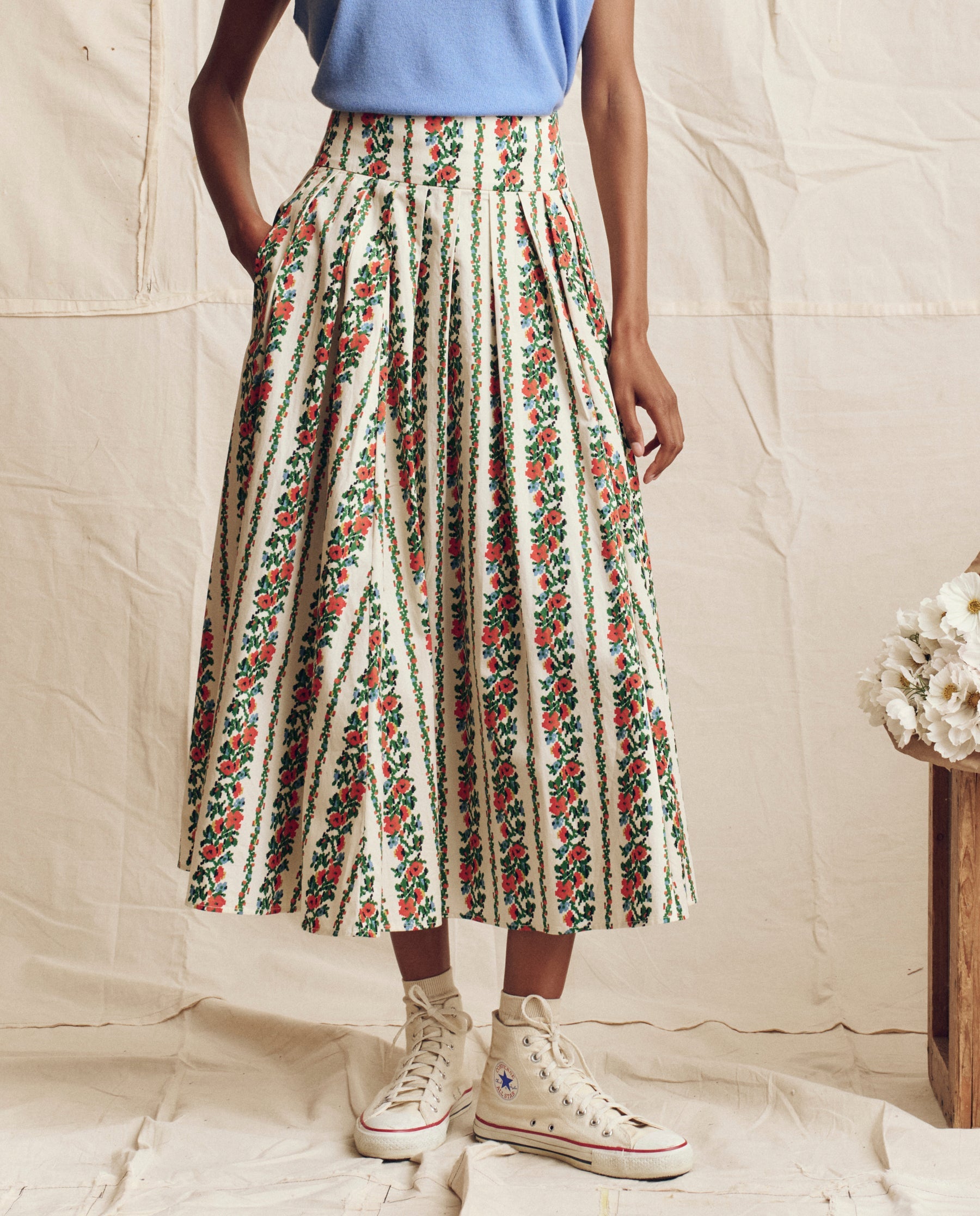 The Regency Skirt. -- Tapestry Floral