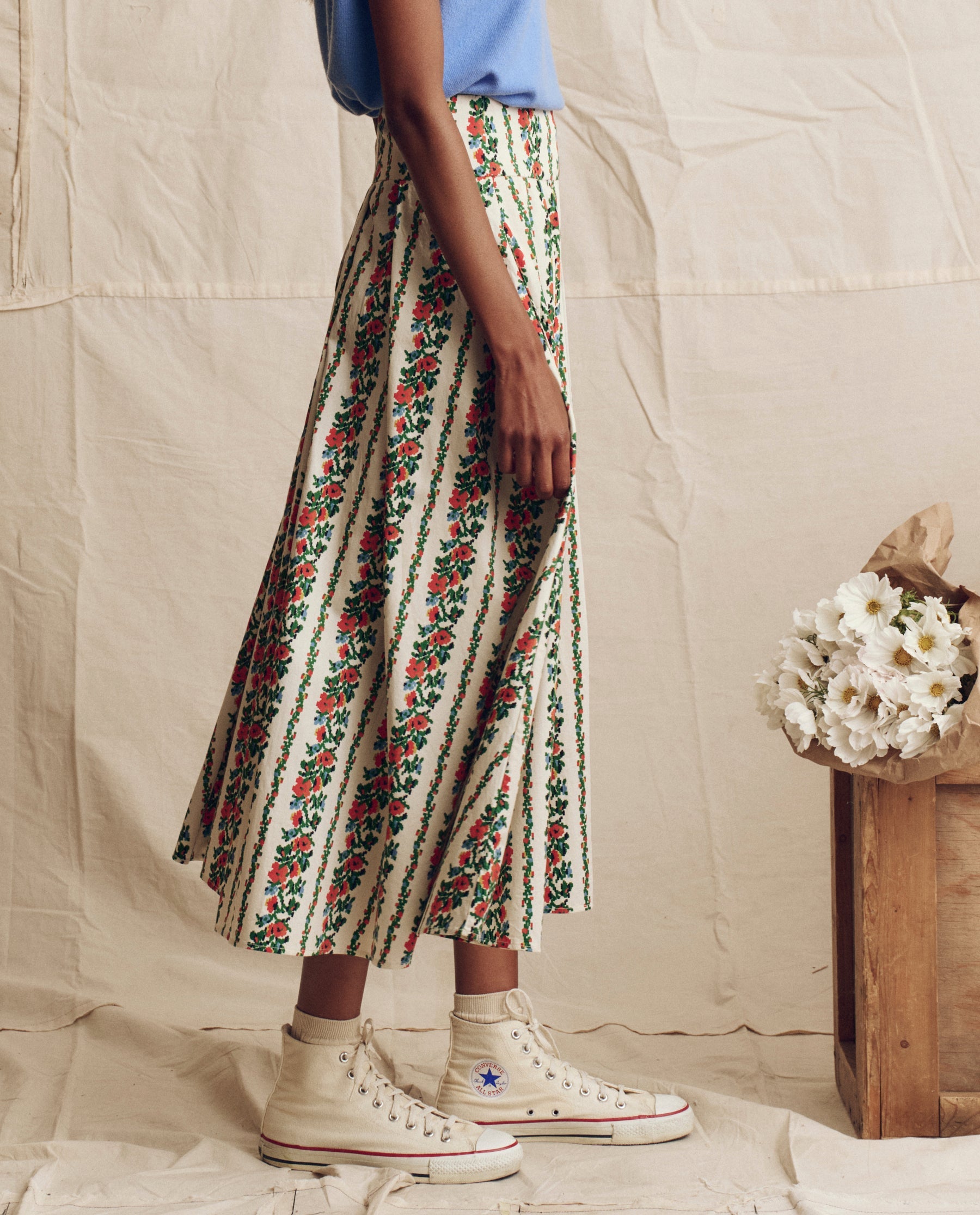 The Regency Skirt. -- Tapestry Floral
