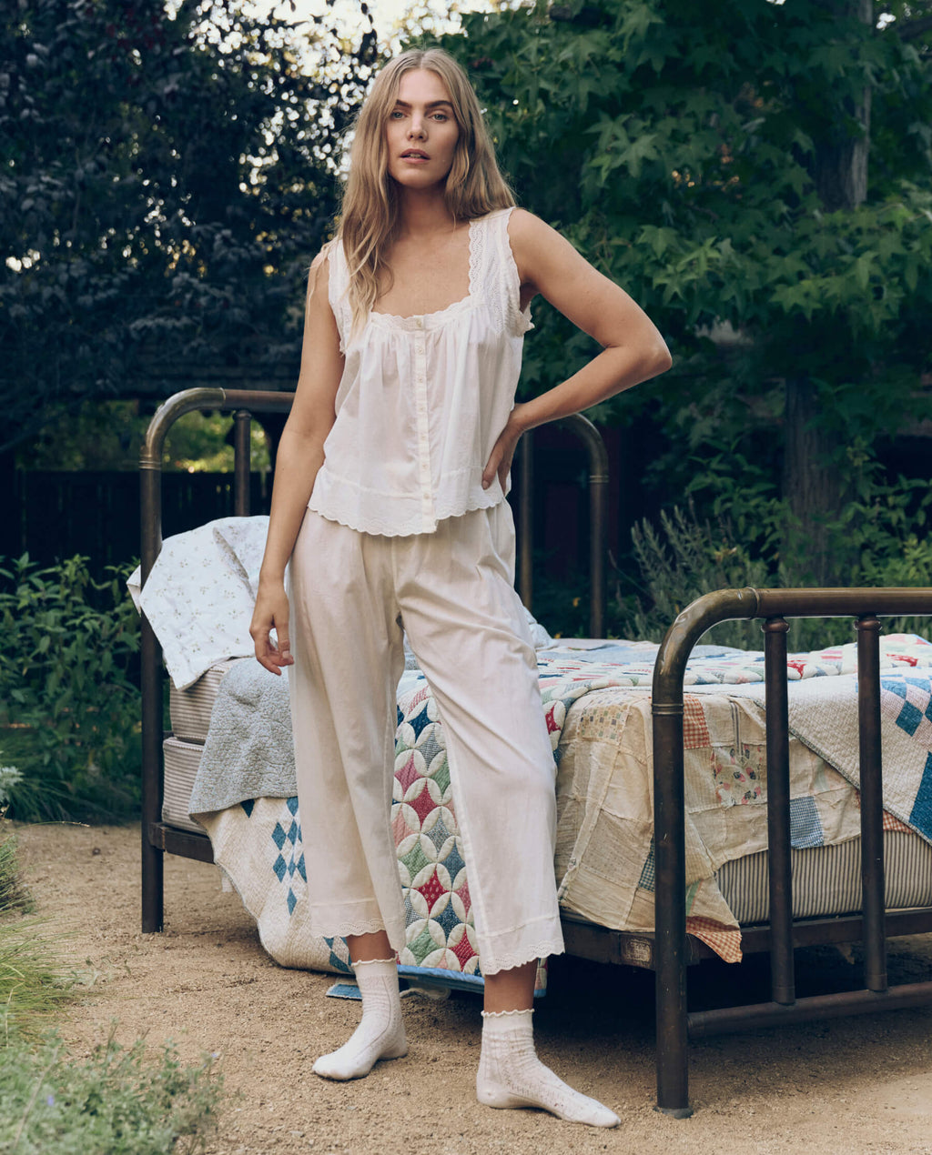 The Eyelet Tank. -- True White