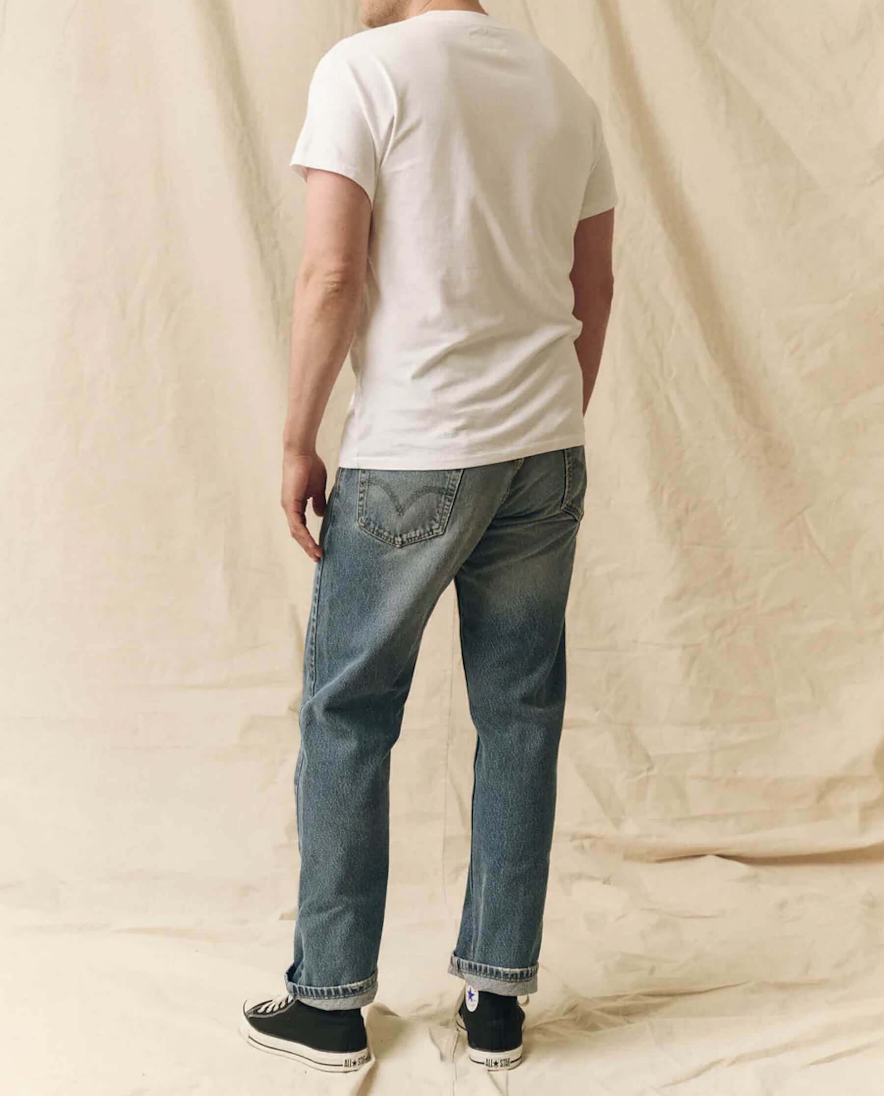 The Men's Pure Knits Slim Tee. -- True White