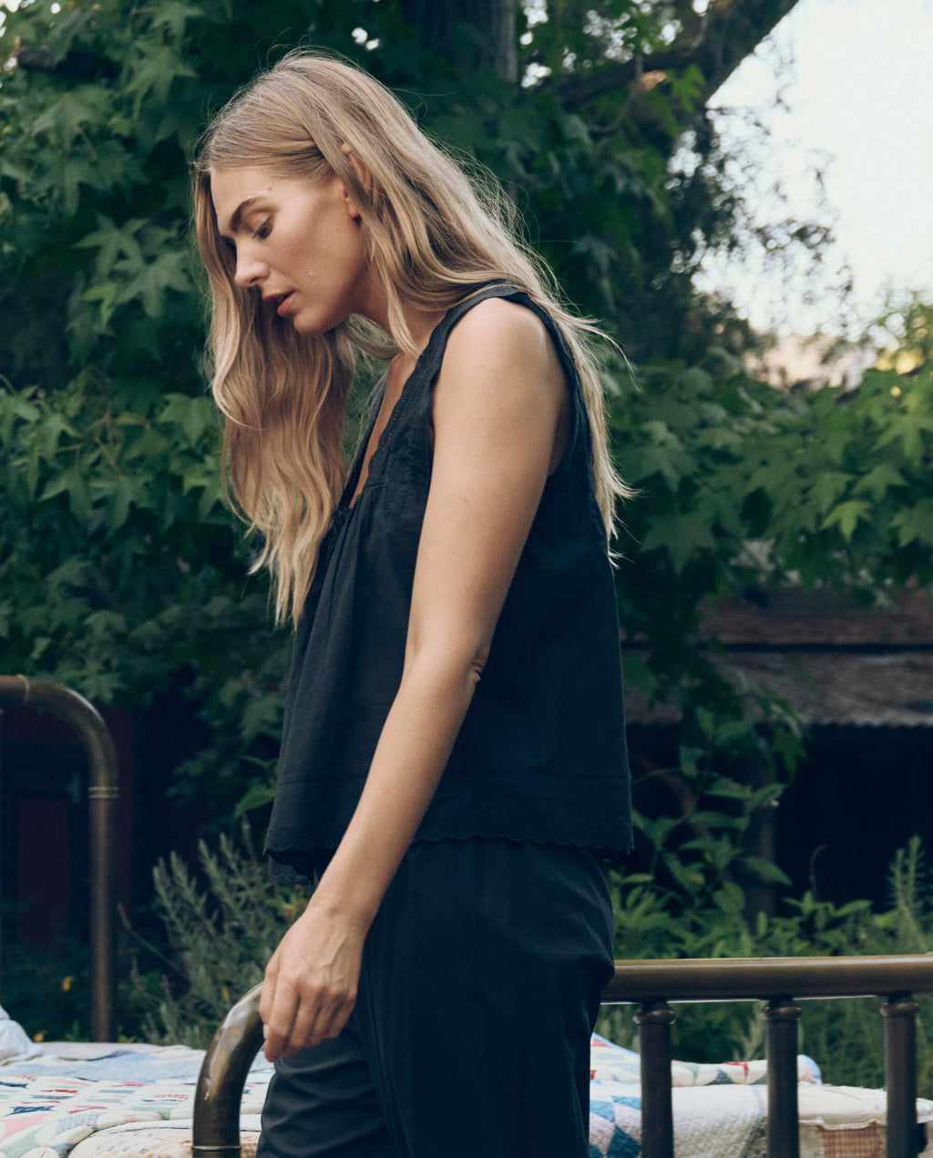 The Eyelet Tank. -- Black