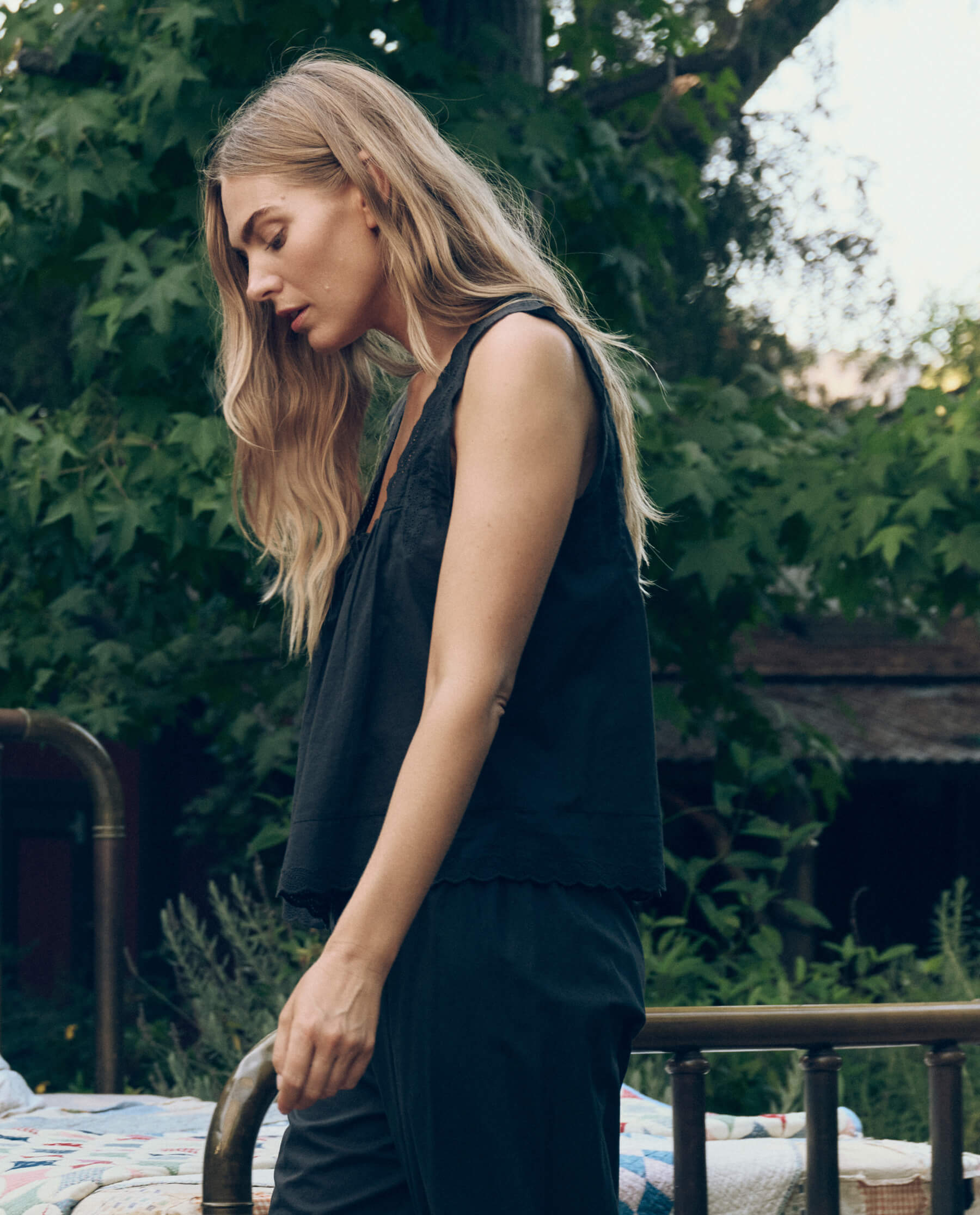 The Eyelet Tank. -- Black